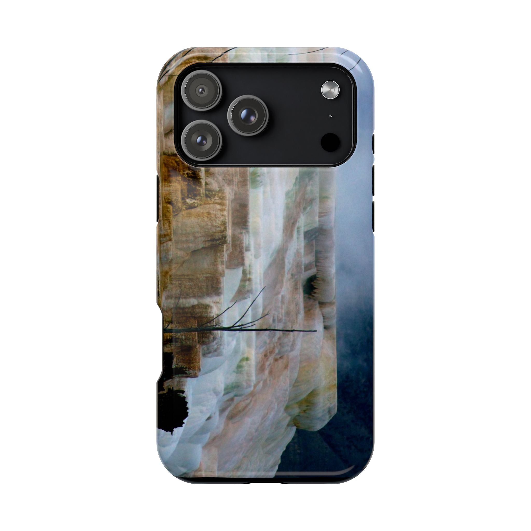 Phone Case - Mammoth Hot Springs Yellowstone - My Blu Horizon