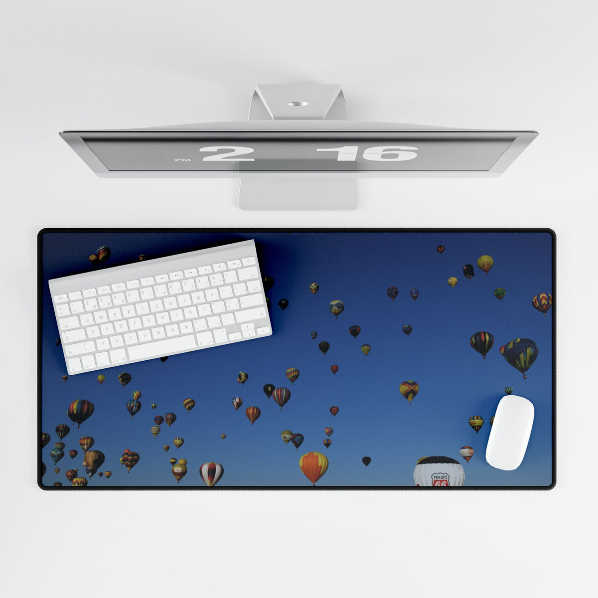 Premium Mouse Pad or Desk Mat | Balloon Fiesta Mass Ascension | Albuquerque, New Mexico | My Blu Horizon