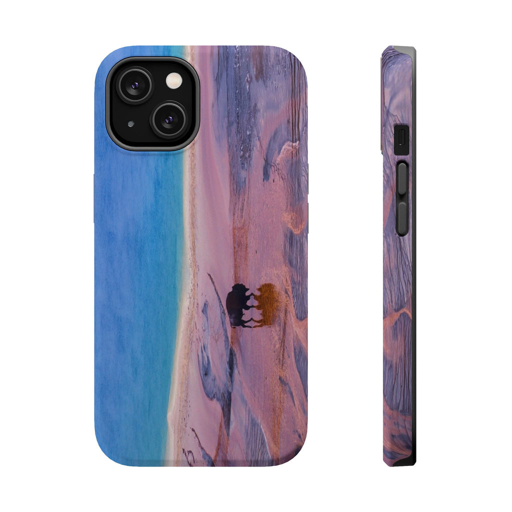 Iphone MagSafe Case - Bison and Grand Prismatic, Yellowstone - My Blu Horizon