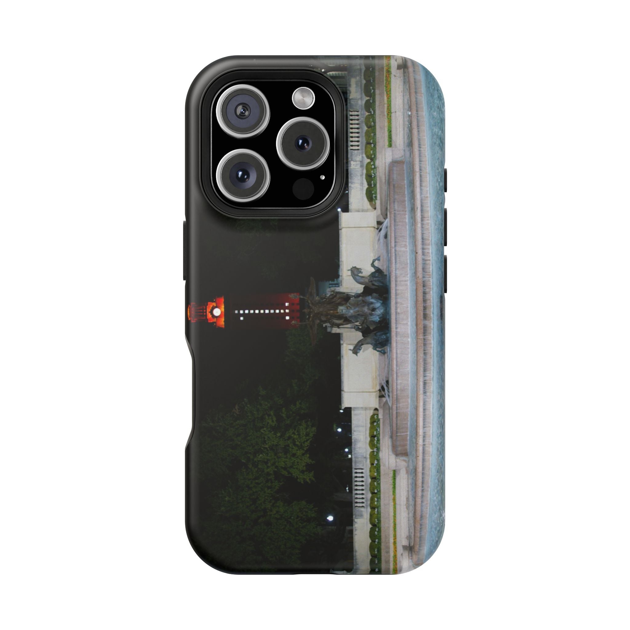 Iphone MagSafe Case - Littlefield Fountain, Texas Longhorns - My Blu Horizon