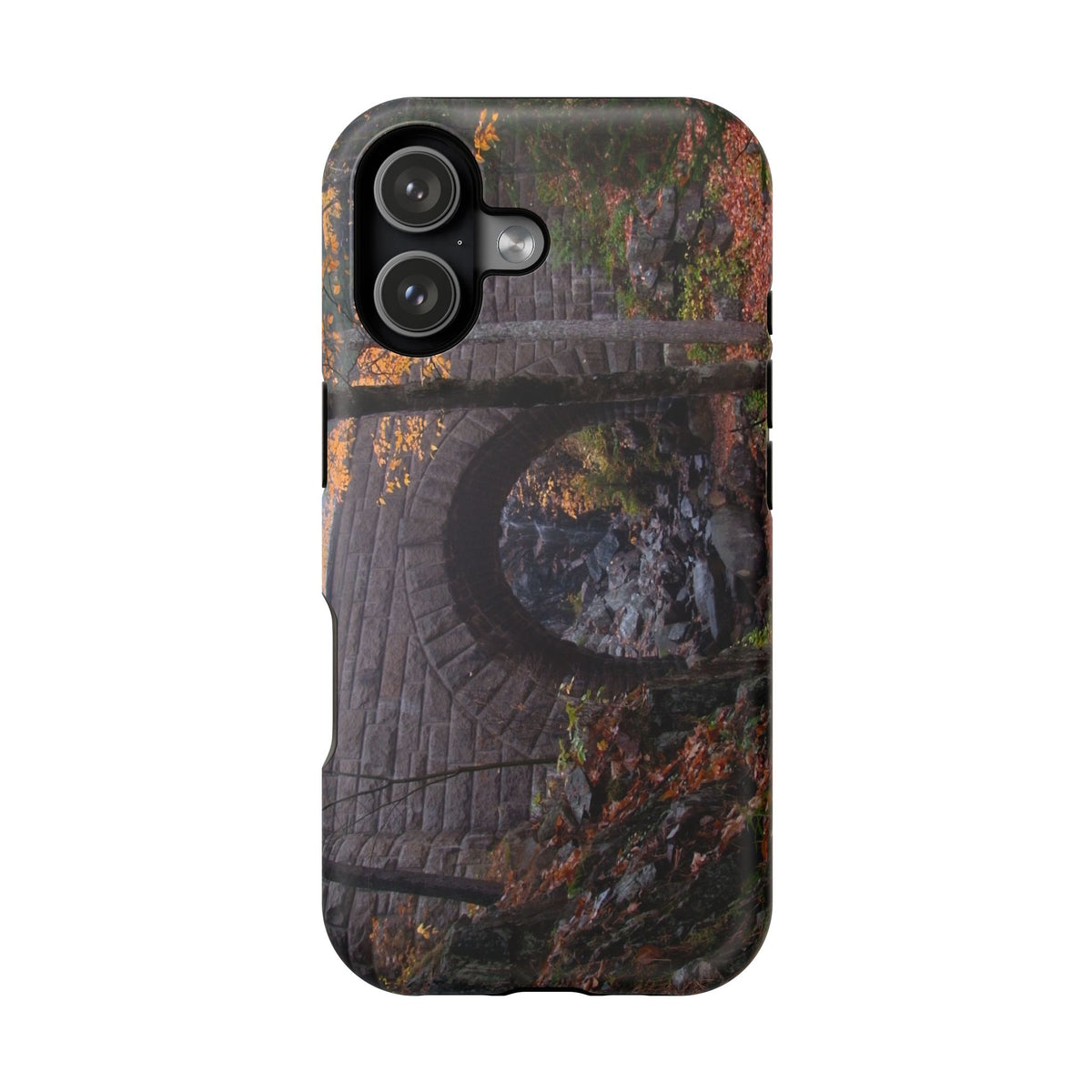 Phone Case  | Waterfall Bridge Fall | Acadia National Park | My Blu Horizon