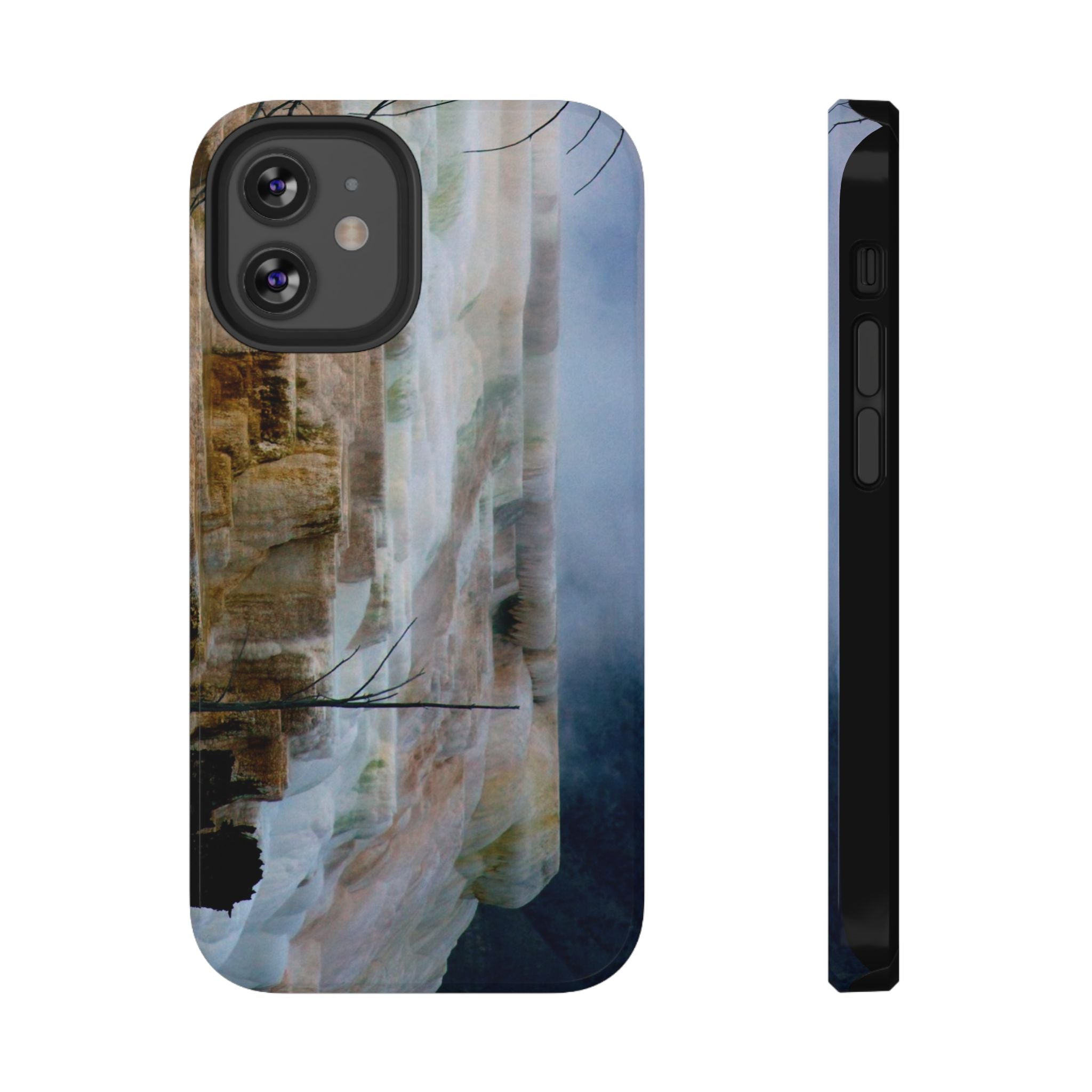 Phone Case - Mammoth Hot Springs Yellowstone - My Blu Horizon
