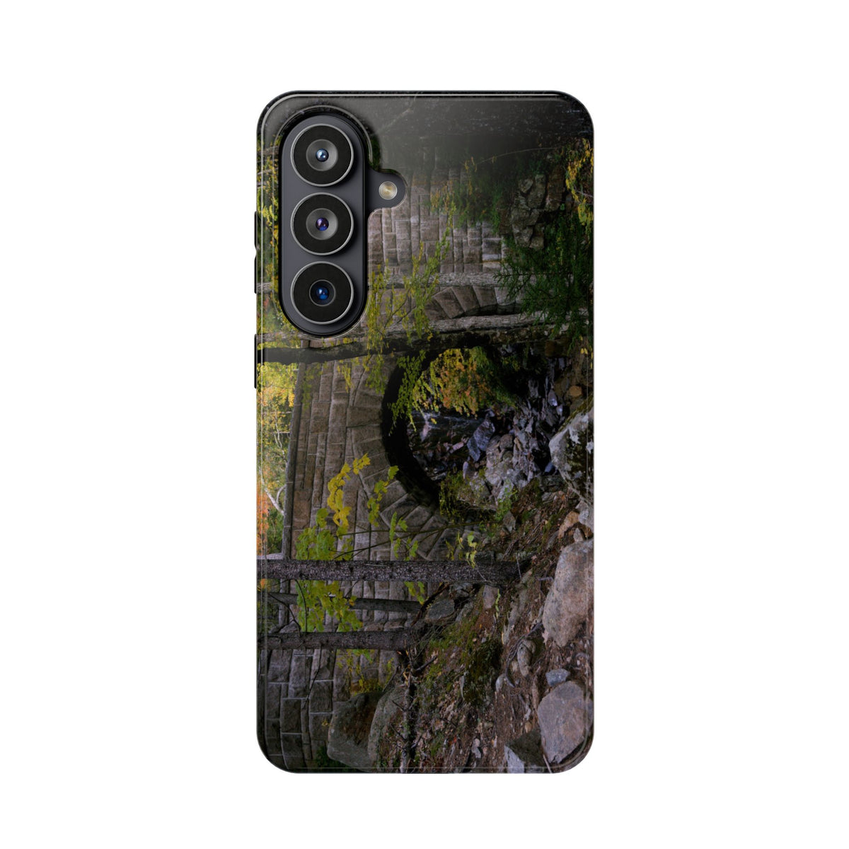 Phone Case | Waterfall Bridge Summer | Acadia National Park | My Blu Horizon