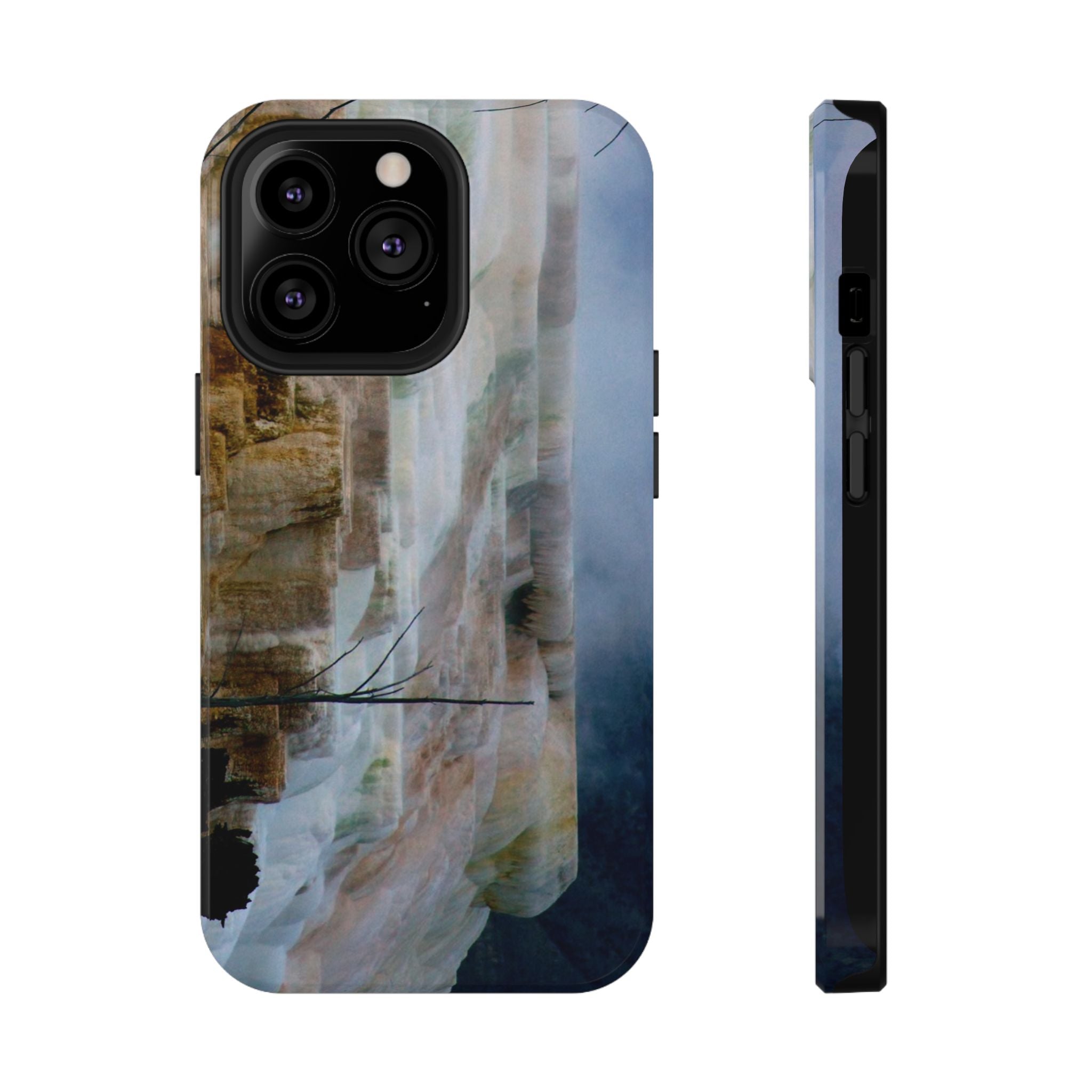 Phone Case - Mammoth Hot Springs Yellowstone - My Blu Horizon