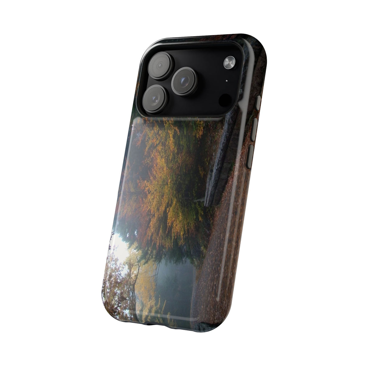 iPhone MagSafe Case | Waterfall Bridge Carriage Road | Acadia National Park | My Blu Horizon