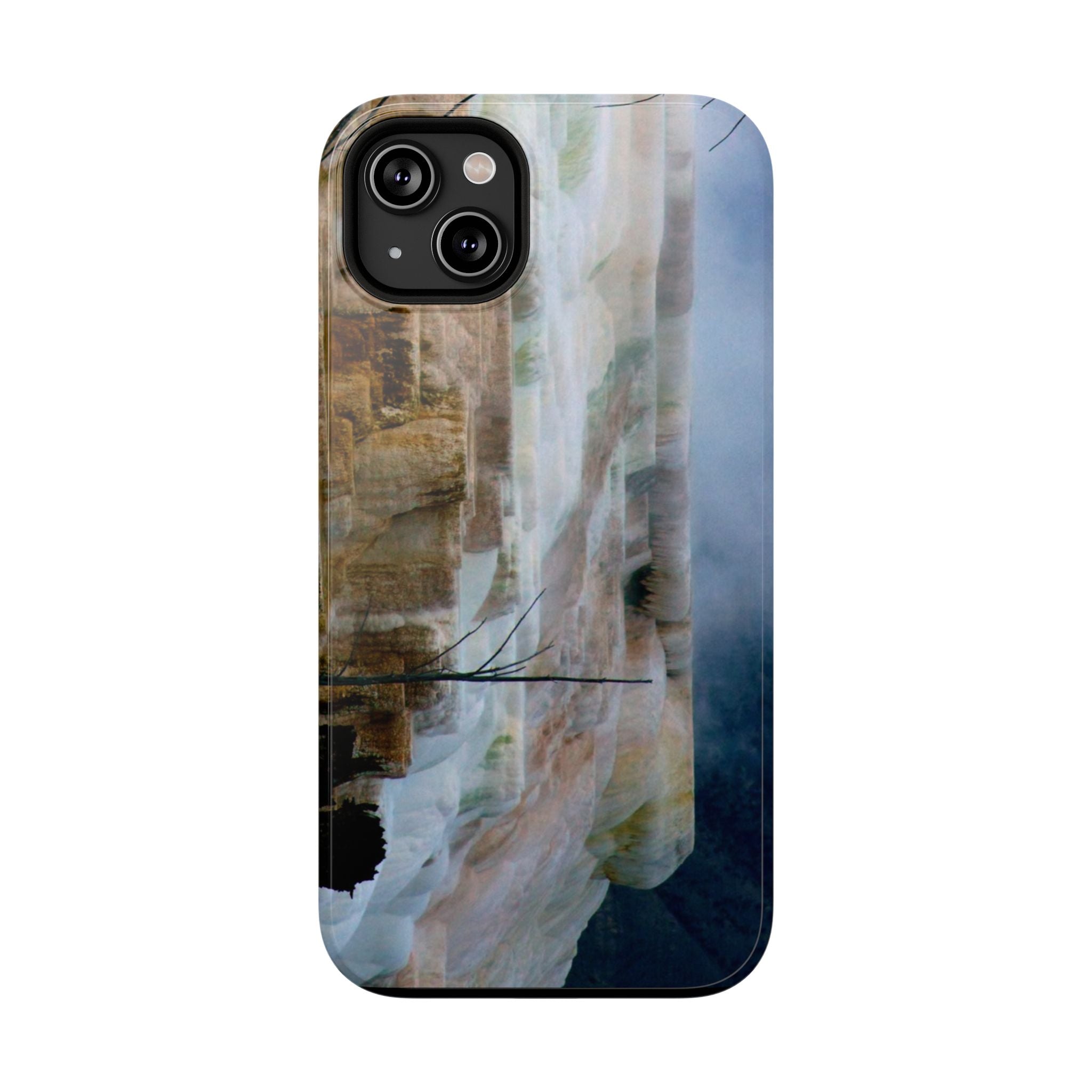 Phone Case - Mammoth Hot Springs Yellowstone - My Blu Horizon