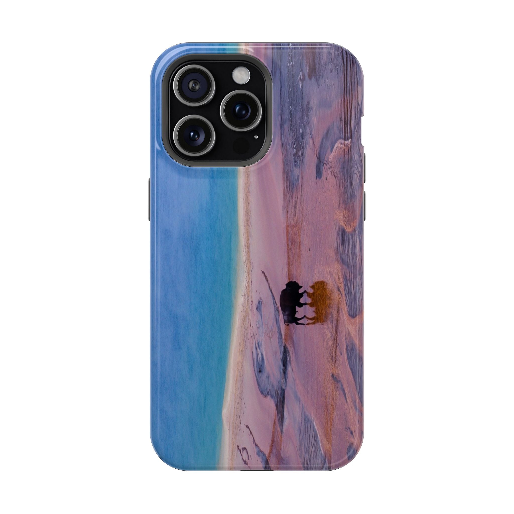 Phone Case - Bison and Grand Prismatic Spring, Yellowstone - My Blu Horizon