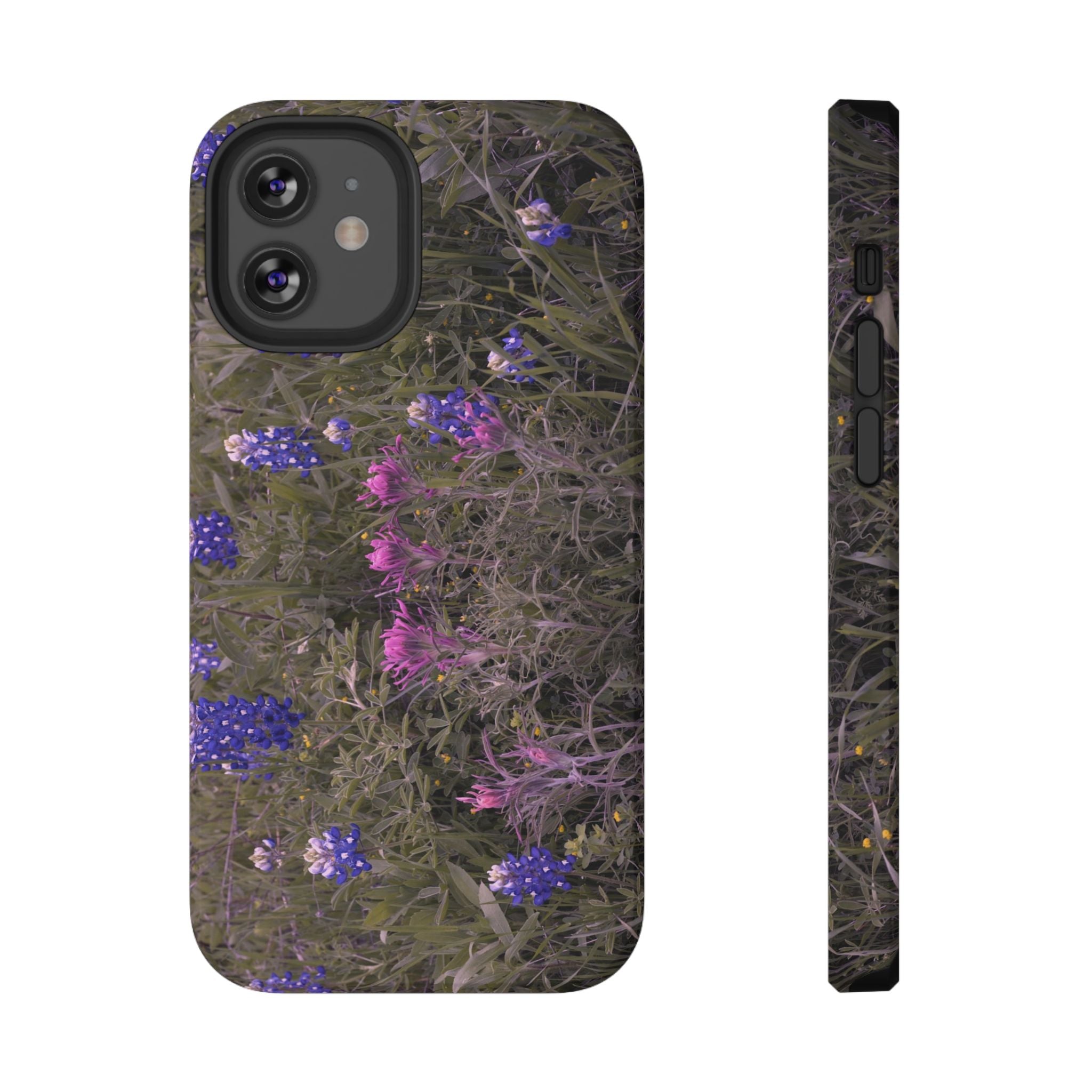 Phone Case - Texas Icons, Bluebonnets and Paintbrushes - My Blu Horizon
