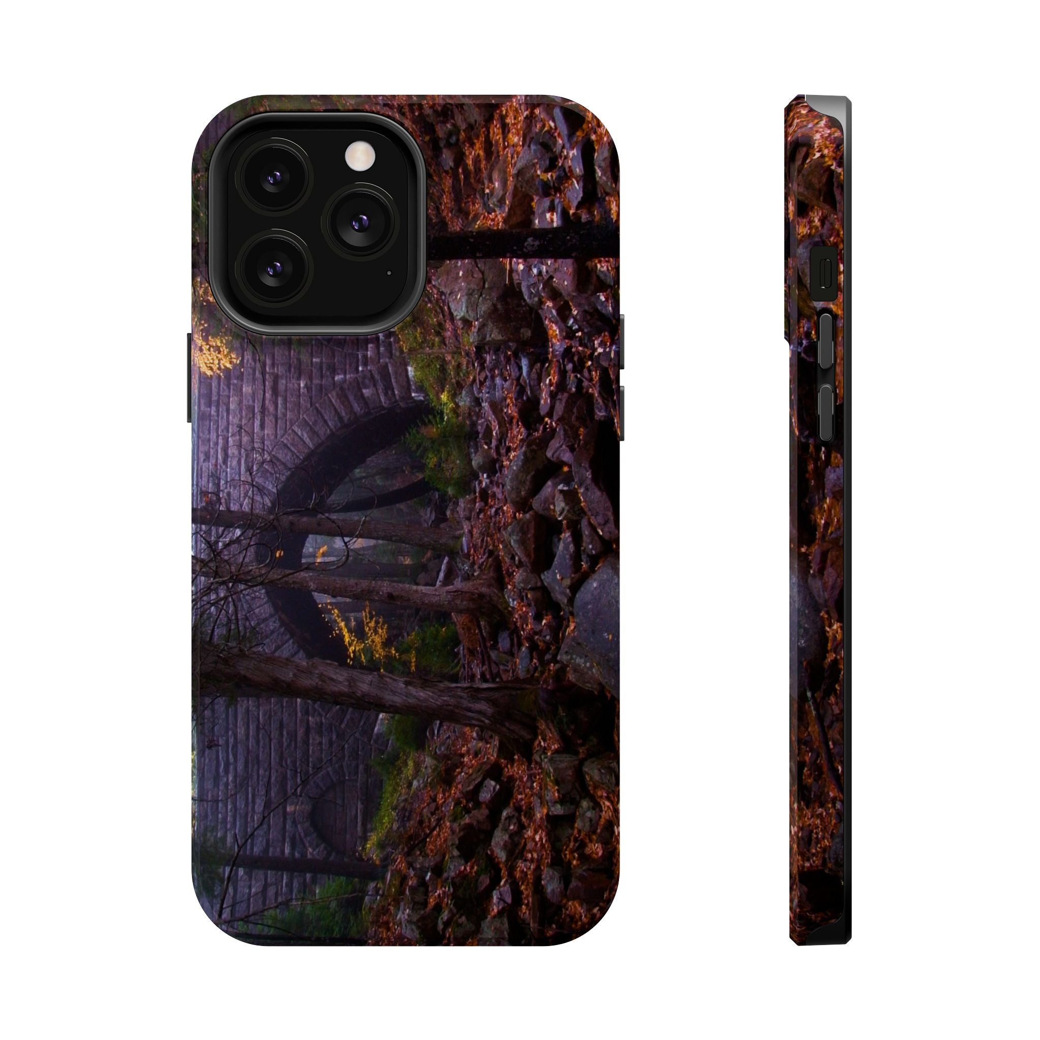 Iphone MagSafe Case - Hemlock Bridge Leaf Peeping, Acadia  - My Blu Horizon