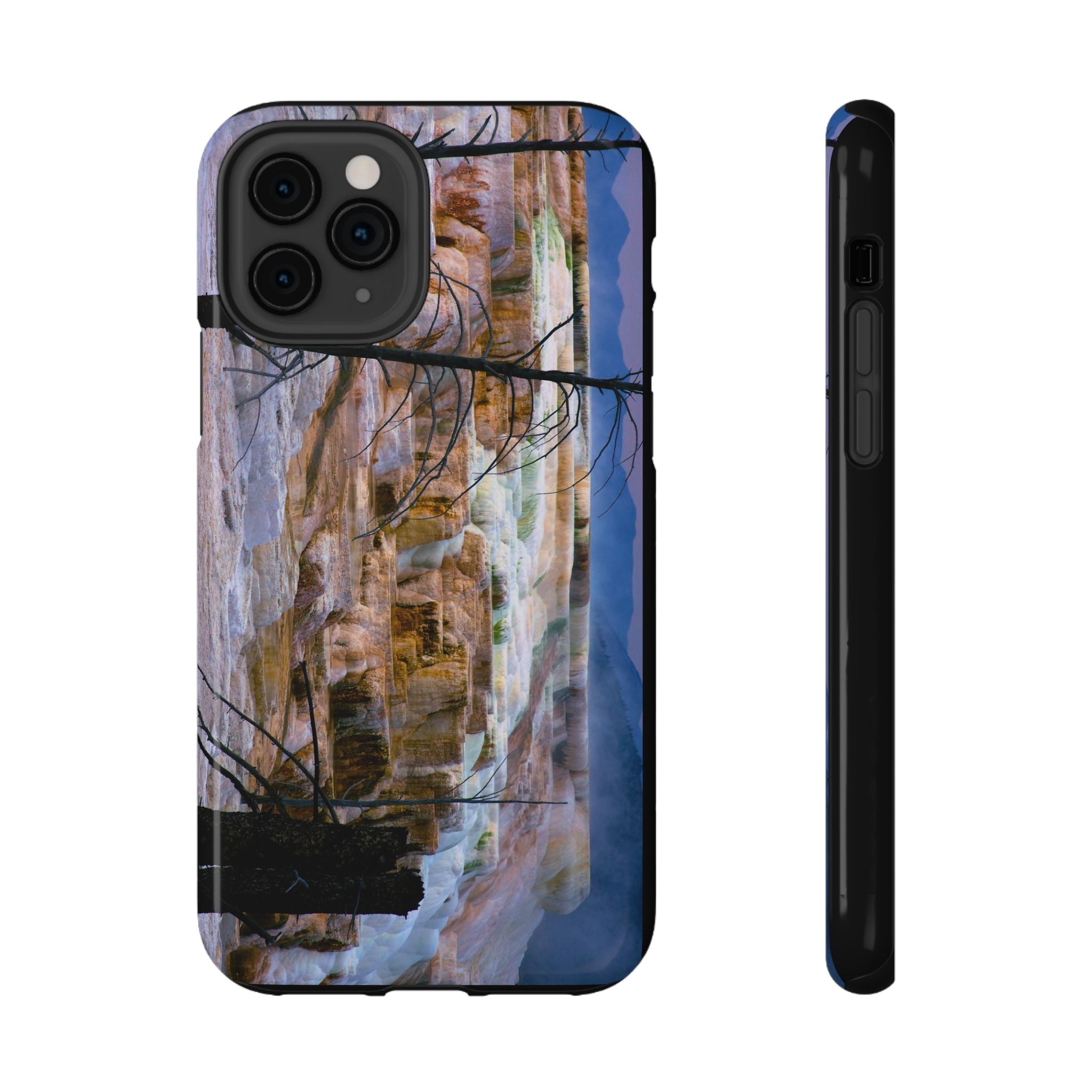 Phone Case - Mammoth Hot Springs Yellowstone - My Blu Horizon