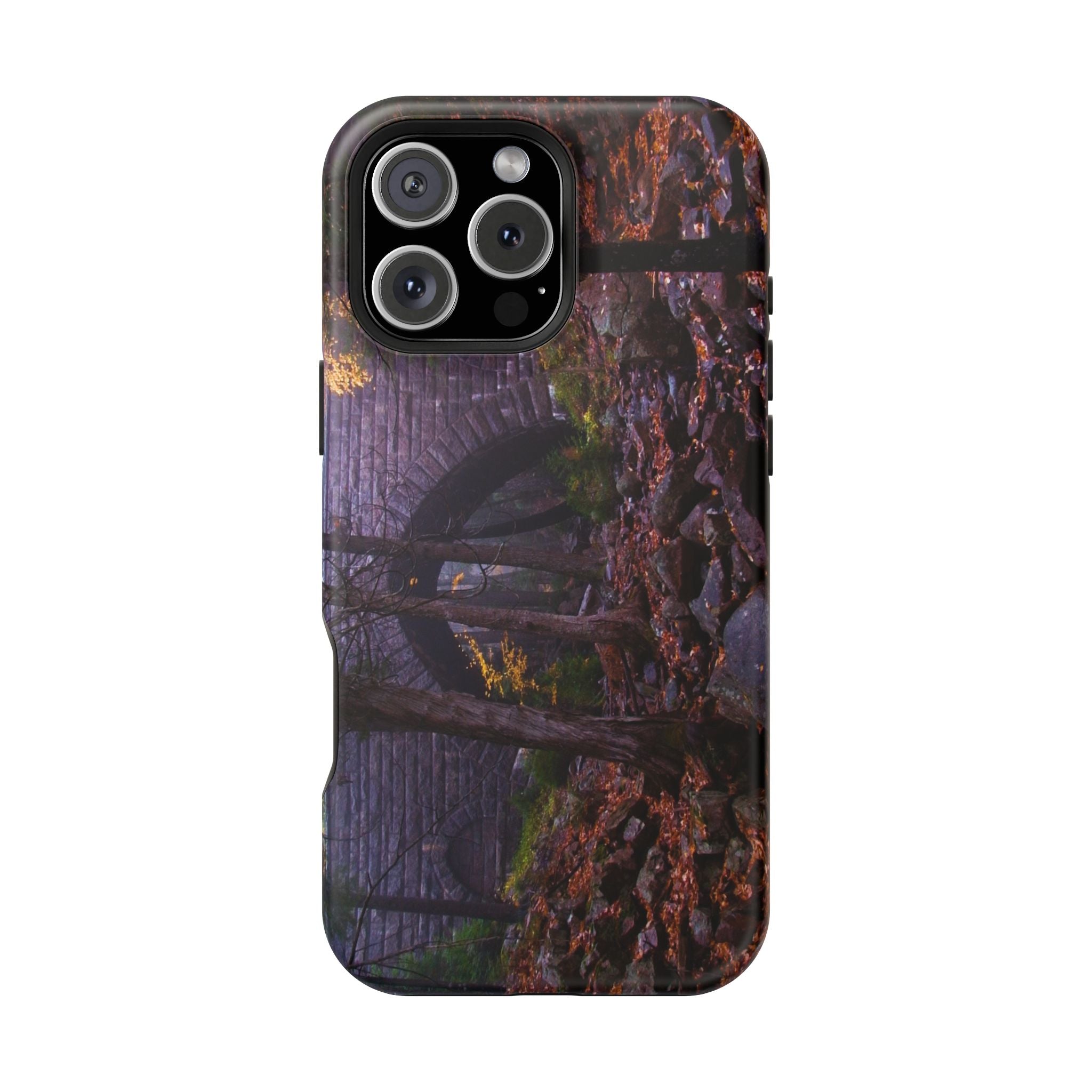 Iphone MagSafe Case - Hemlock Bridge Leaf Peeping, Acadia  - My Blu Horizon
