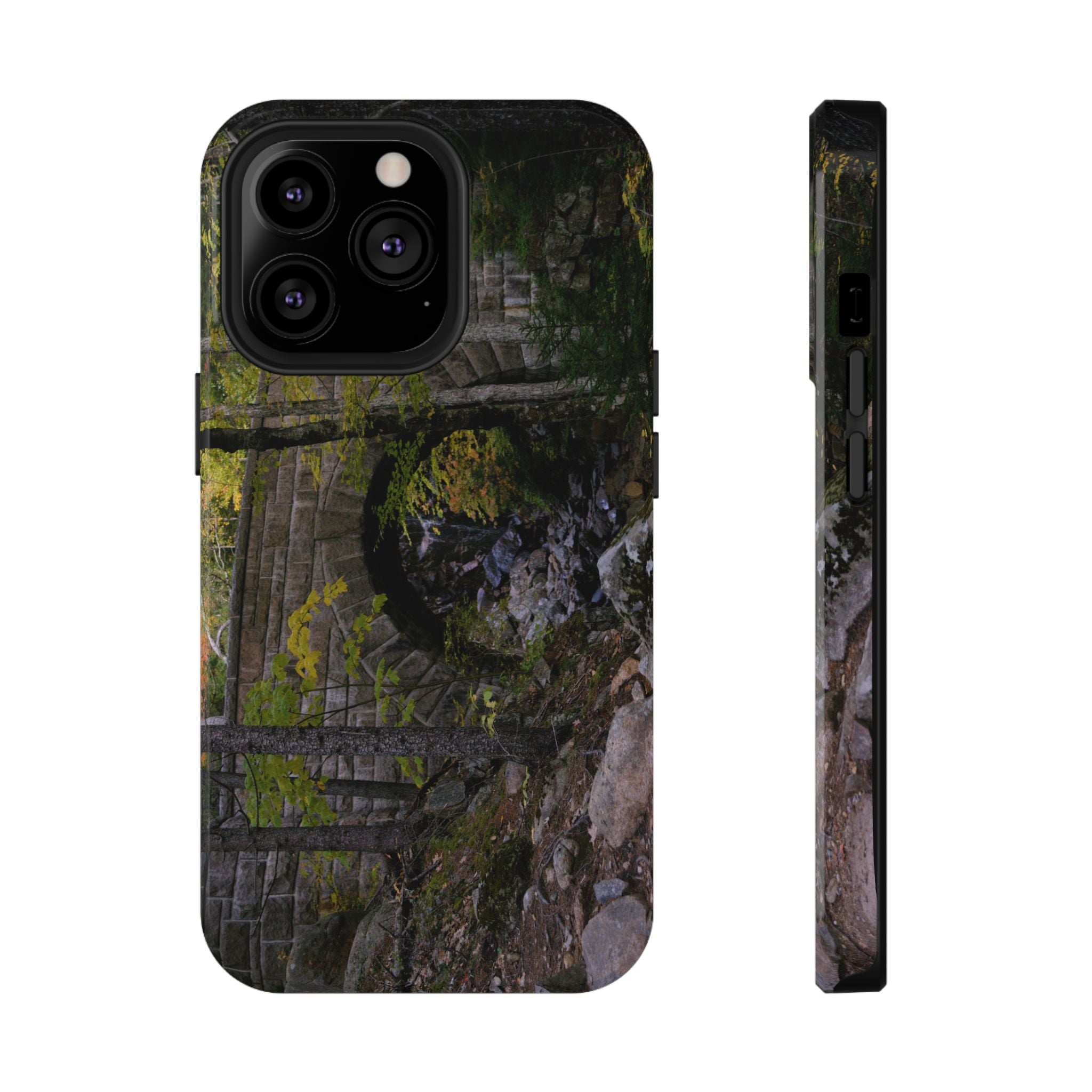 Phone Case | Waterfall Bridge Summer | Acadia National Park | My Blu Horizon