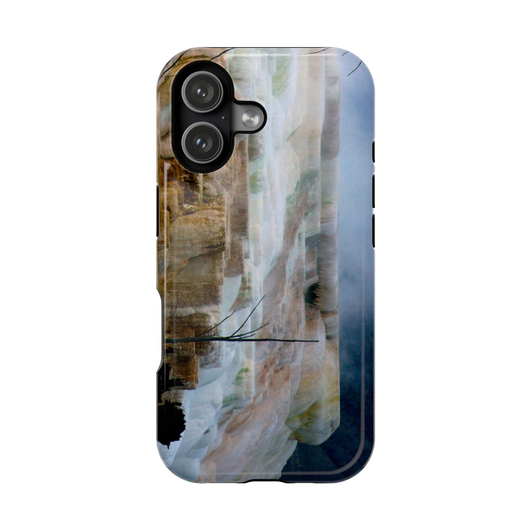 Phone Case - Mammoth Hot Springs Yellowstone - My Blu Horizon