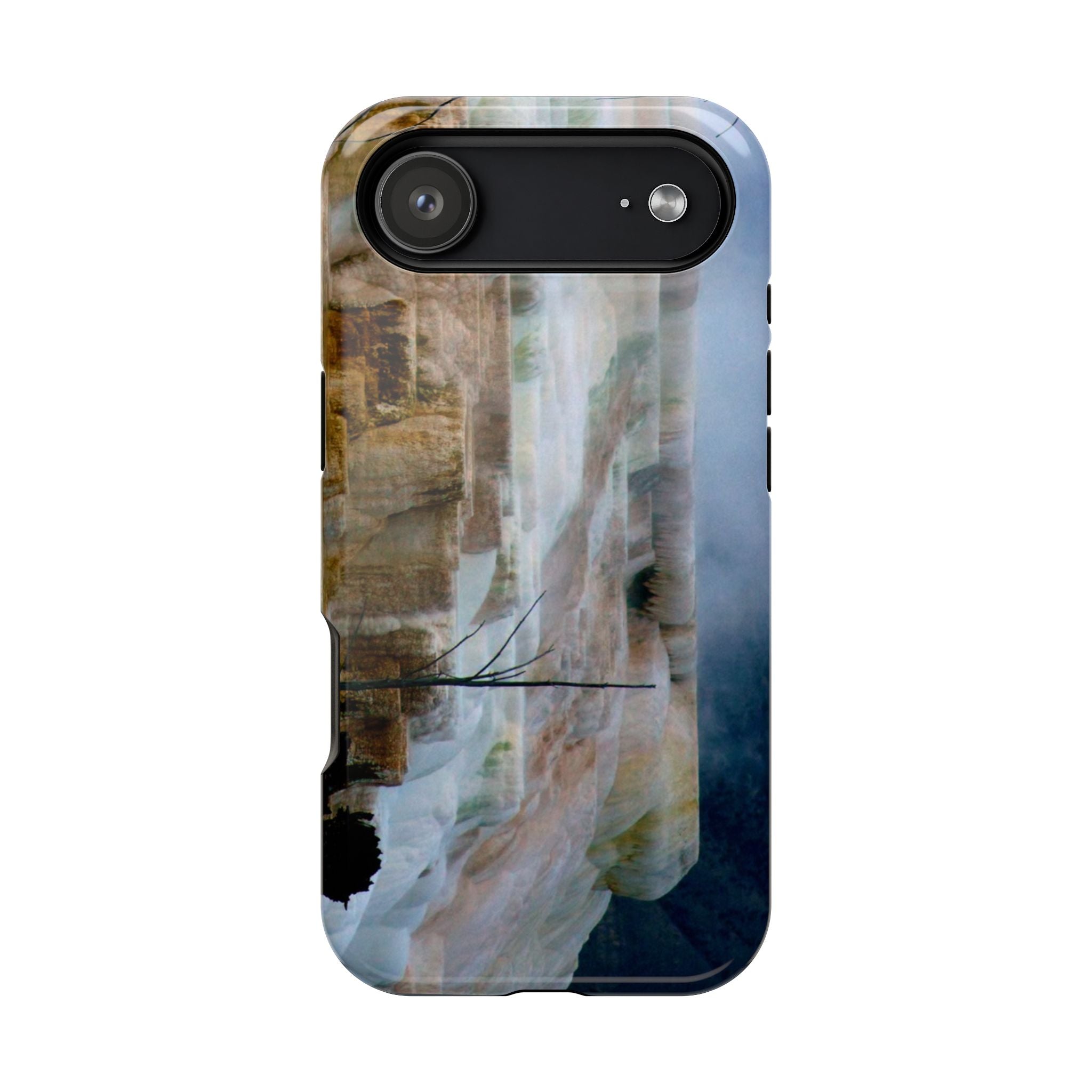 Phone Case - Mammoth Hot Springs Yellowstone - My Blu Horizon