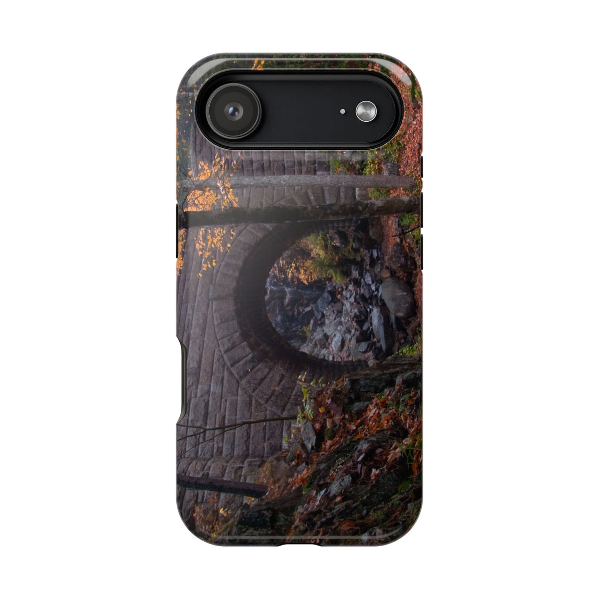 iPhone MagSafe Case | Waterfall Bridge Fall | Acadia National Park | My Blu Horizon