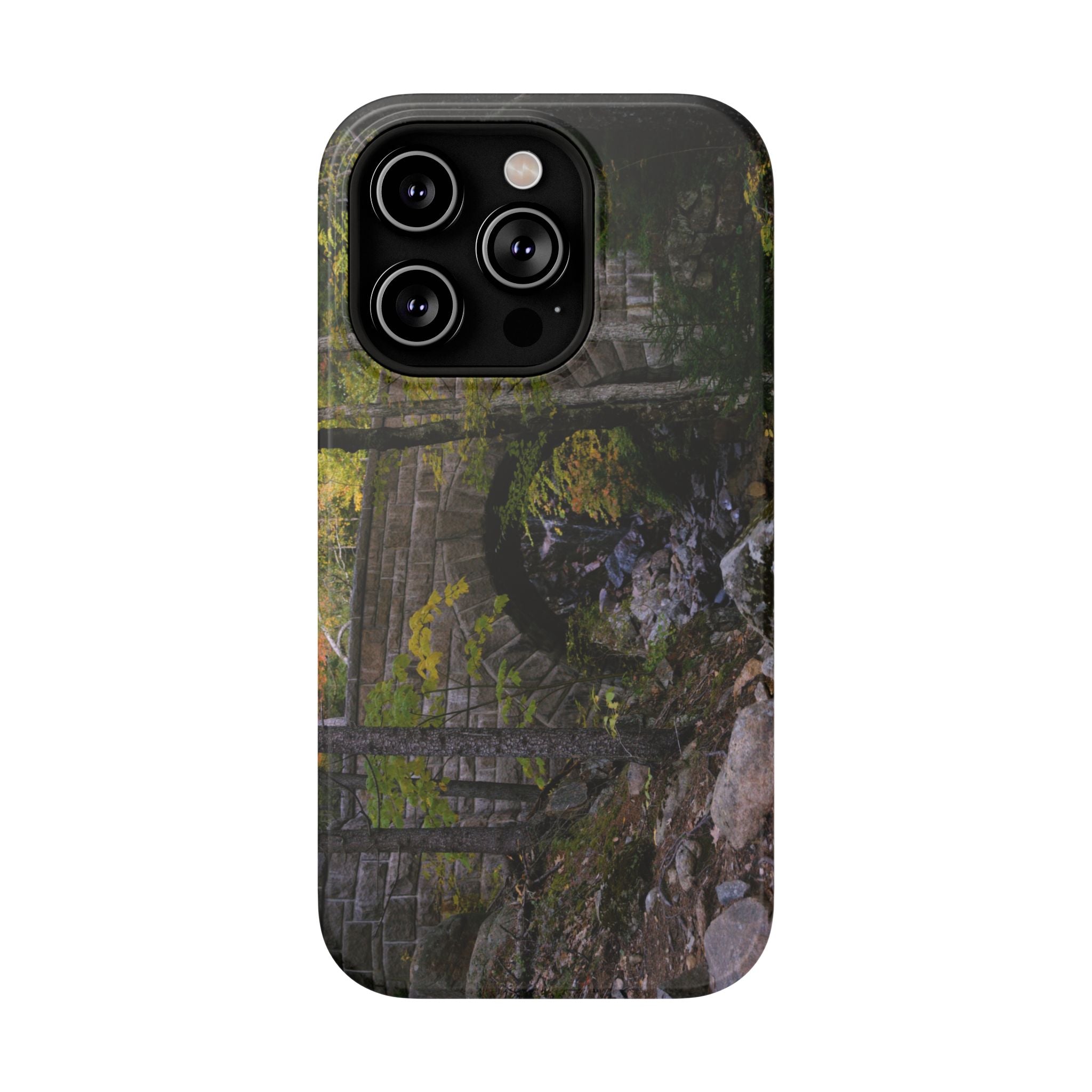 Phone Case | Waterfall Bridge Summer | Acadia National Park | My Blu Horizon