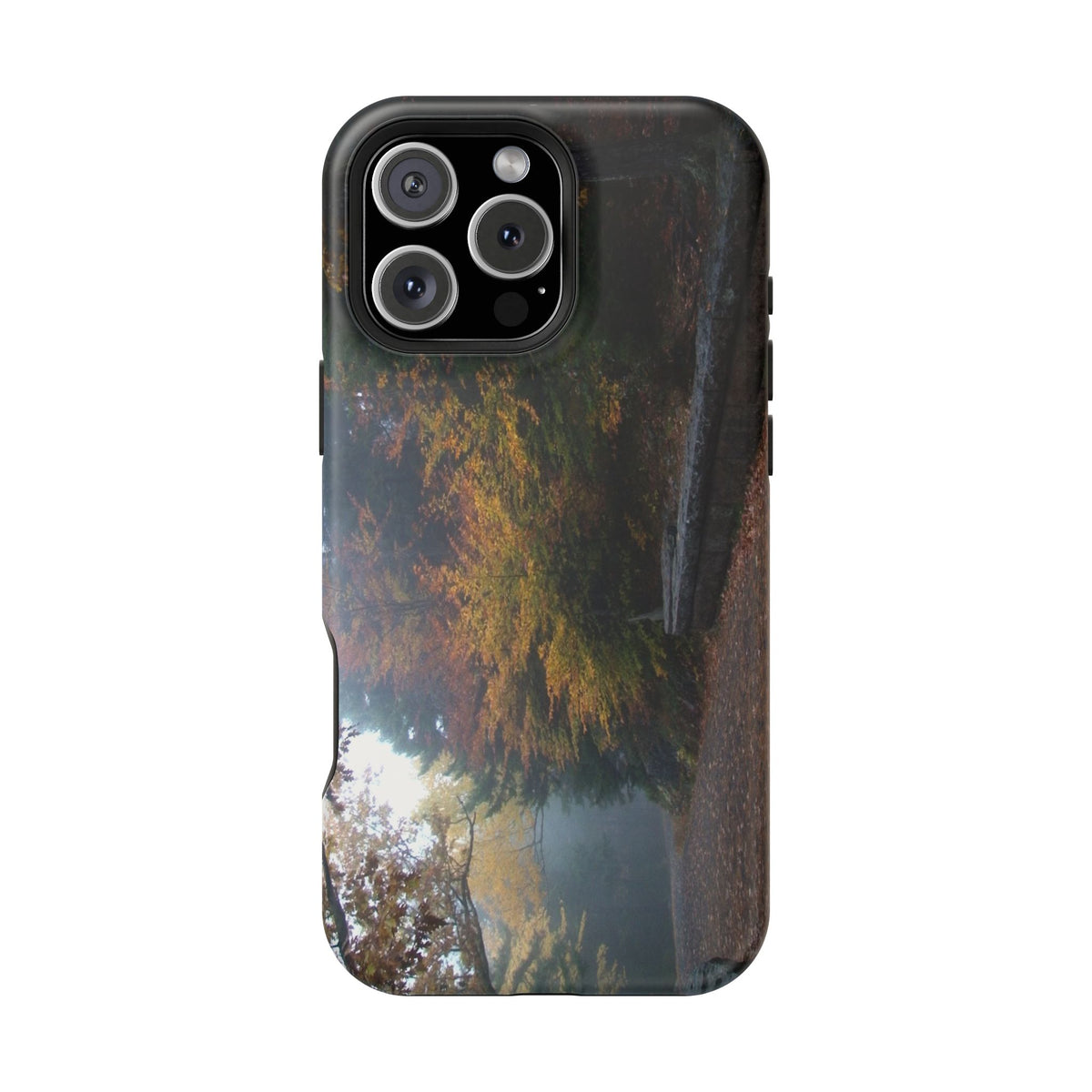 iPhone MagSafe Case | Waterfall Bridge Carriage Road | Acadia National Park | My Blu Horizon