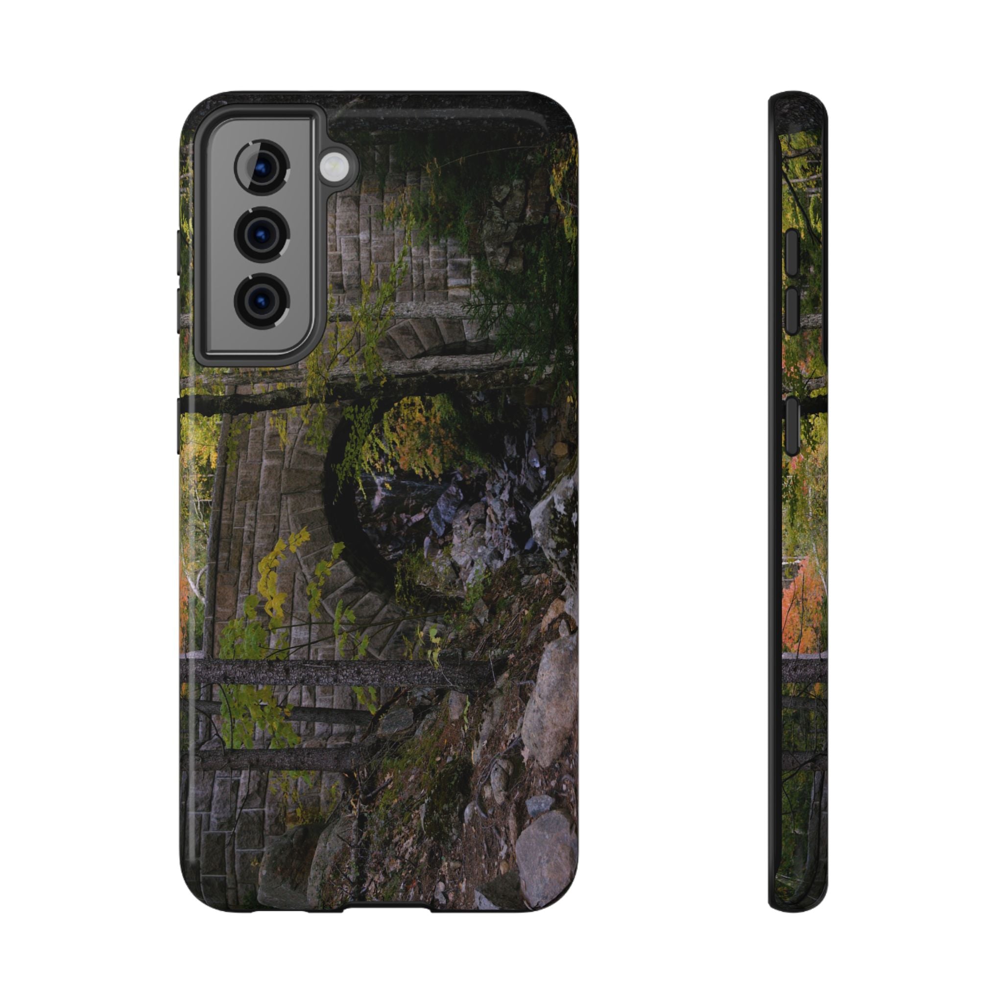 Phone Case - Waterfall Bridge, Acadia - My Blu Horizon