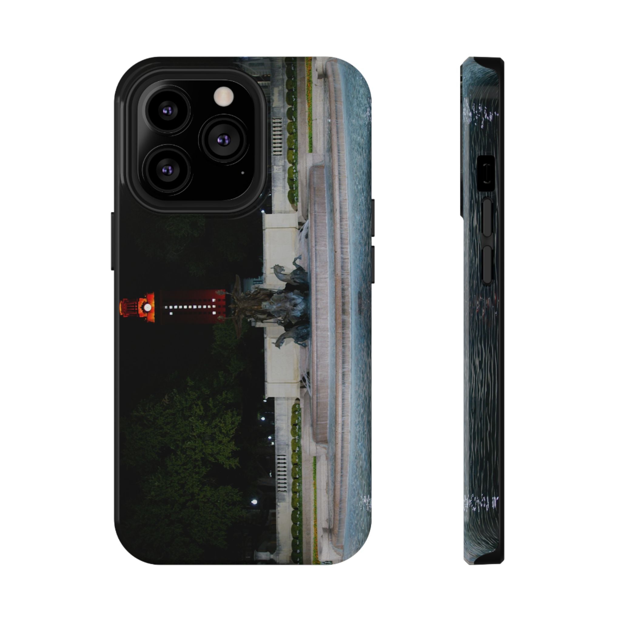 Phone Case - Littlefield Fountain, University of Texas - My Blu Horizon