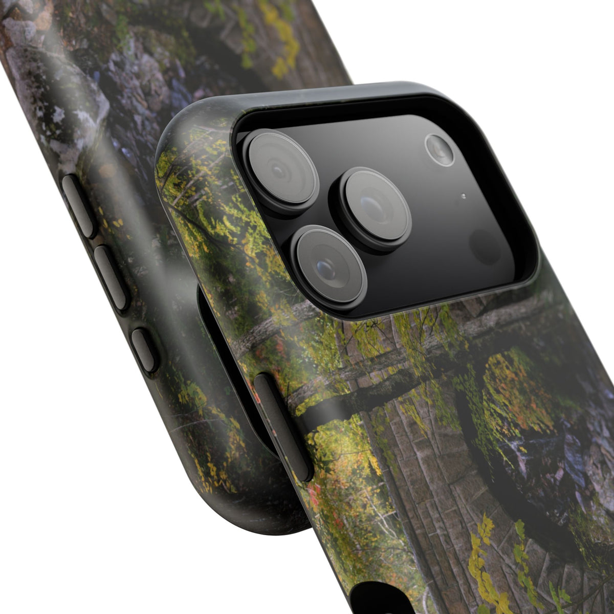 Phone Case | Waterfall Bridge Summer | Acadia National Park | My Blu Horizon