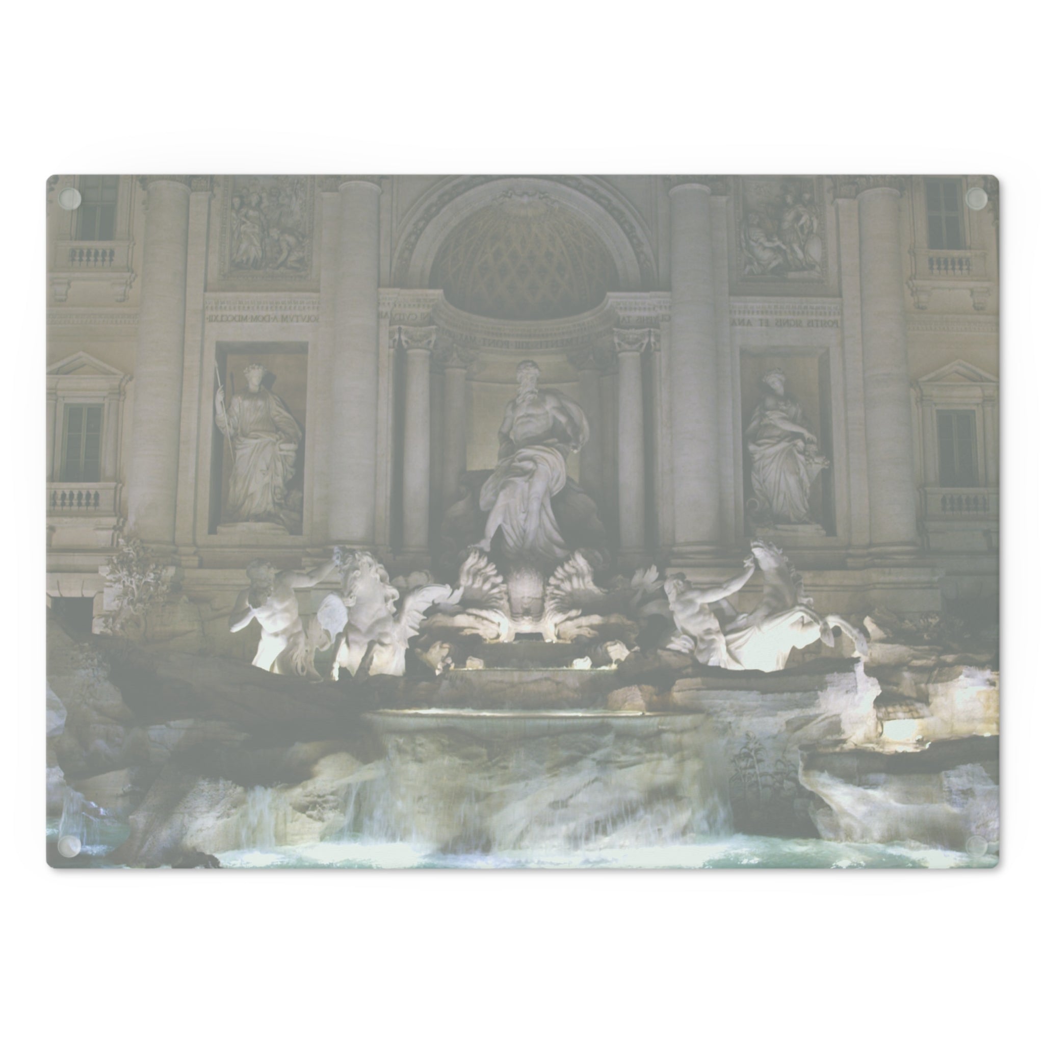 Tempered Glass Cutting Board | Fontana di Trevi | Rome, Italy | My Blu Horizon