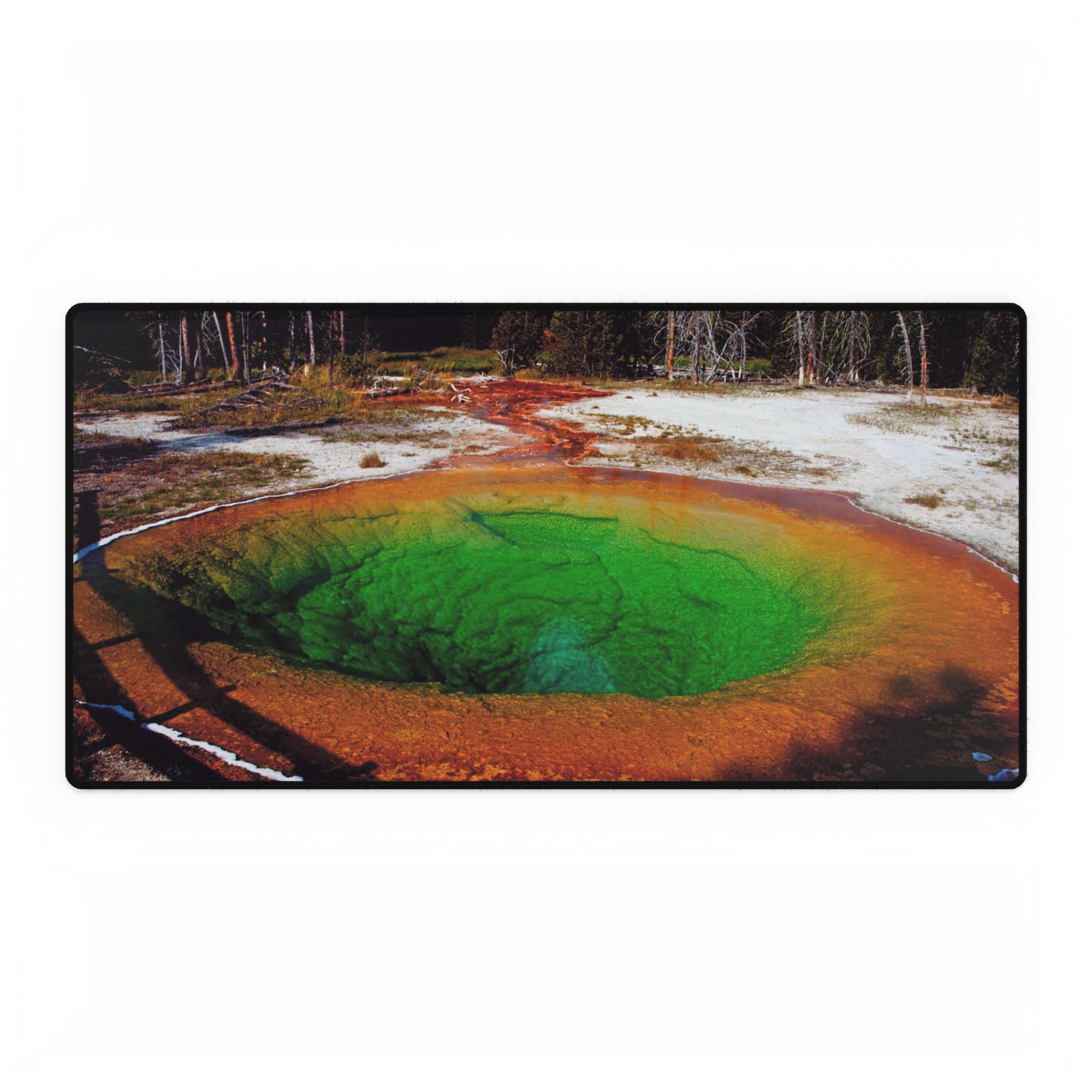 Premium Mouse Pads and Desk Mat - Morning Glory Pool, Yellowstone - My Blu Horizon