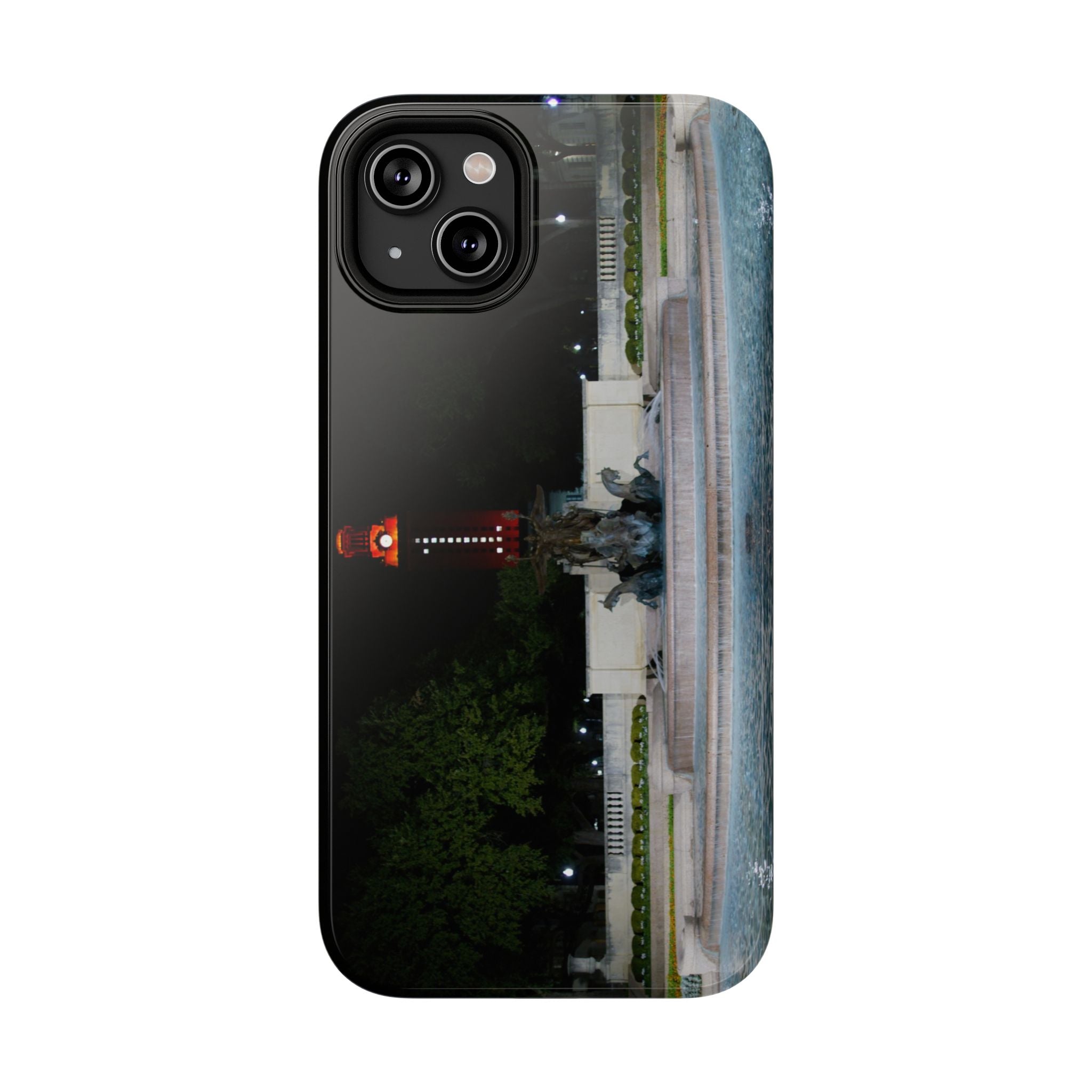 Phone Case - Littlefield Fountain, University of Texas - My Blu Horizon