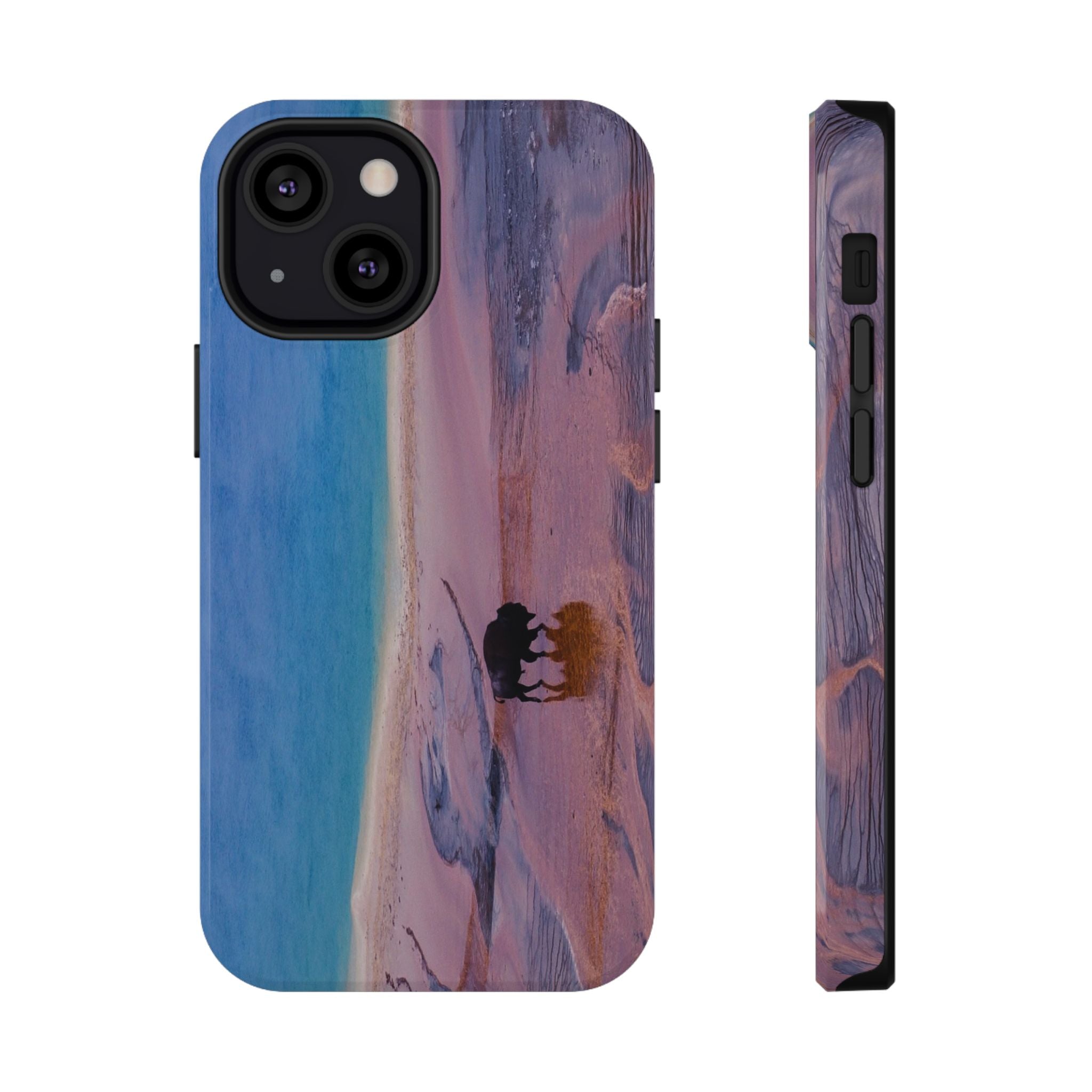 Phone Case - Bison and Grand Prismatic Spring, Yellowstone - My Blu Horizon