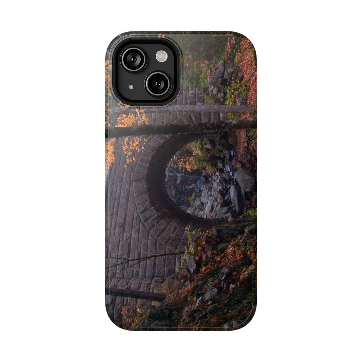 Phone Case  | Waterfall Bridge Fall | Acadia National Park | My Blu Horizon