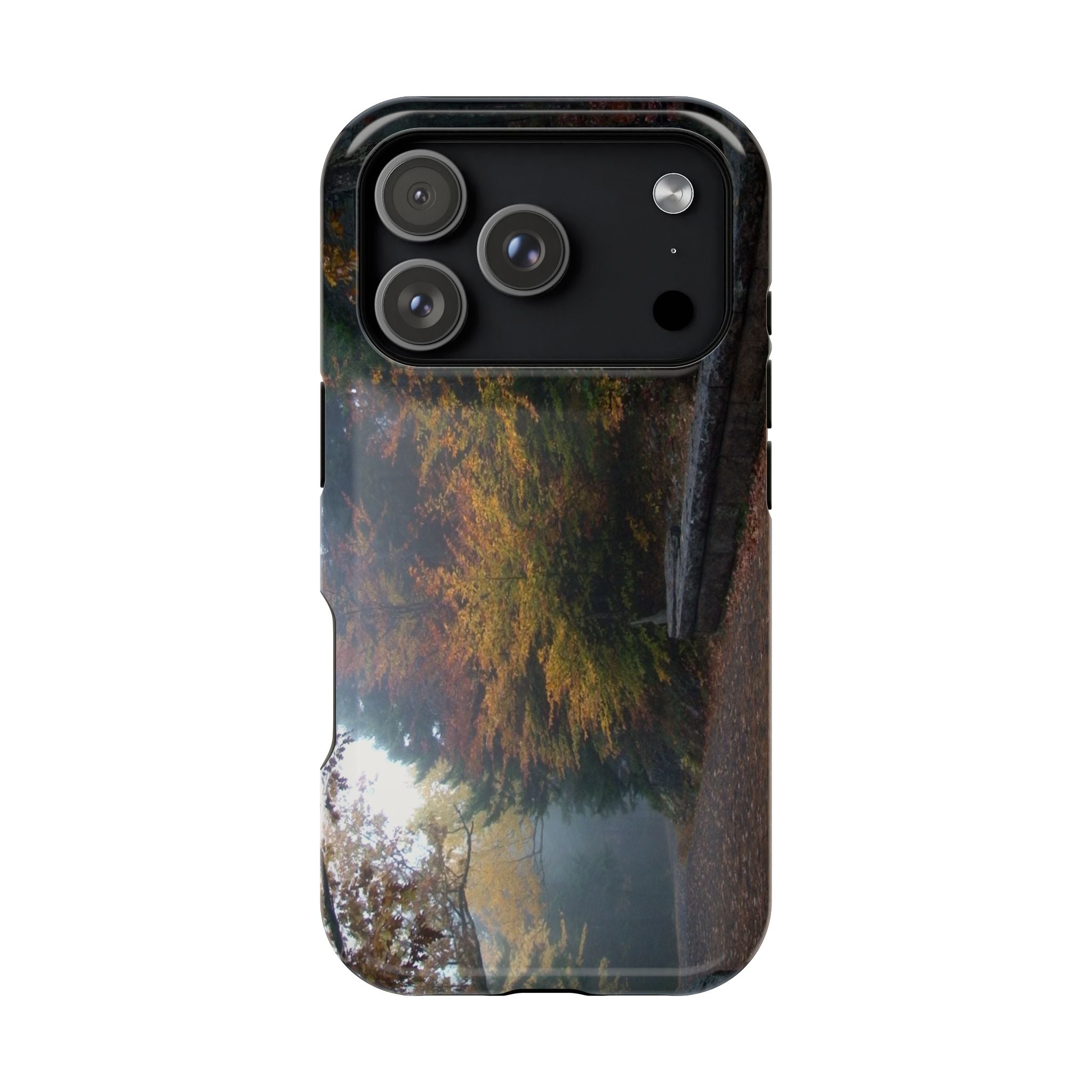 iPhone MagSafe Case | Waterfall Bridge Carriage Road | Acadia National Park | My Blu Horizon