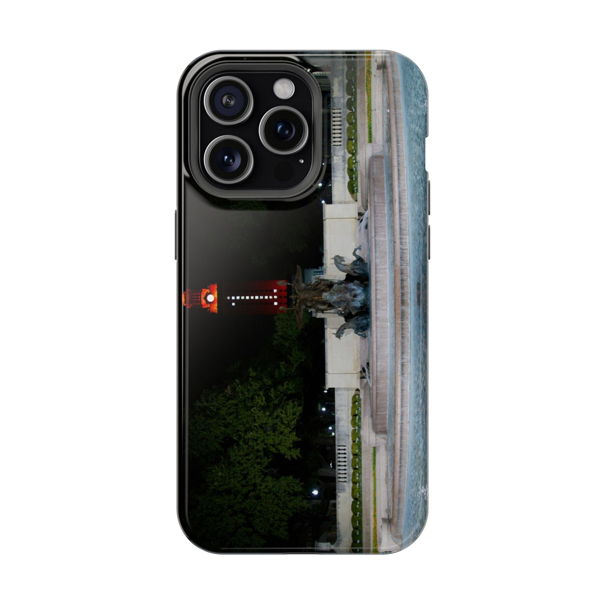 Iphone MagSafe Case - Littlefield Fountain, Texas Longhorns - My Blu Horizon