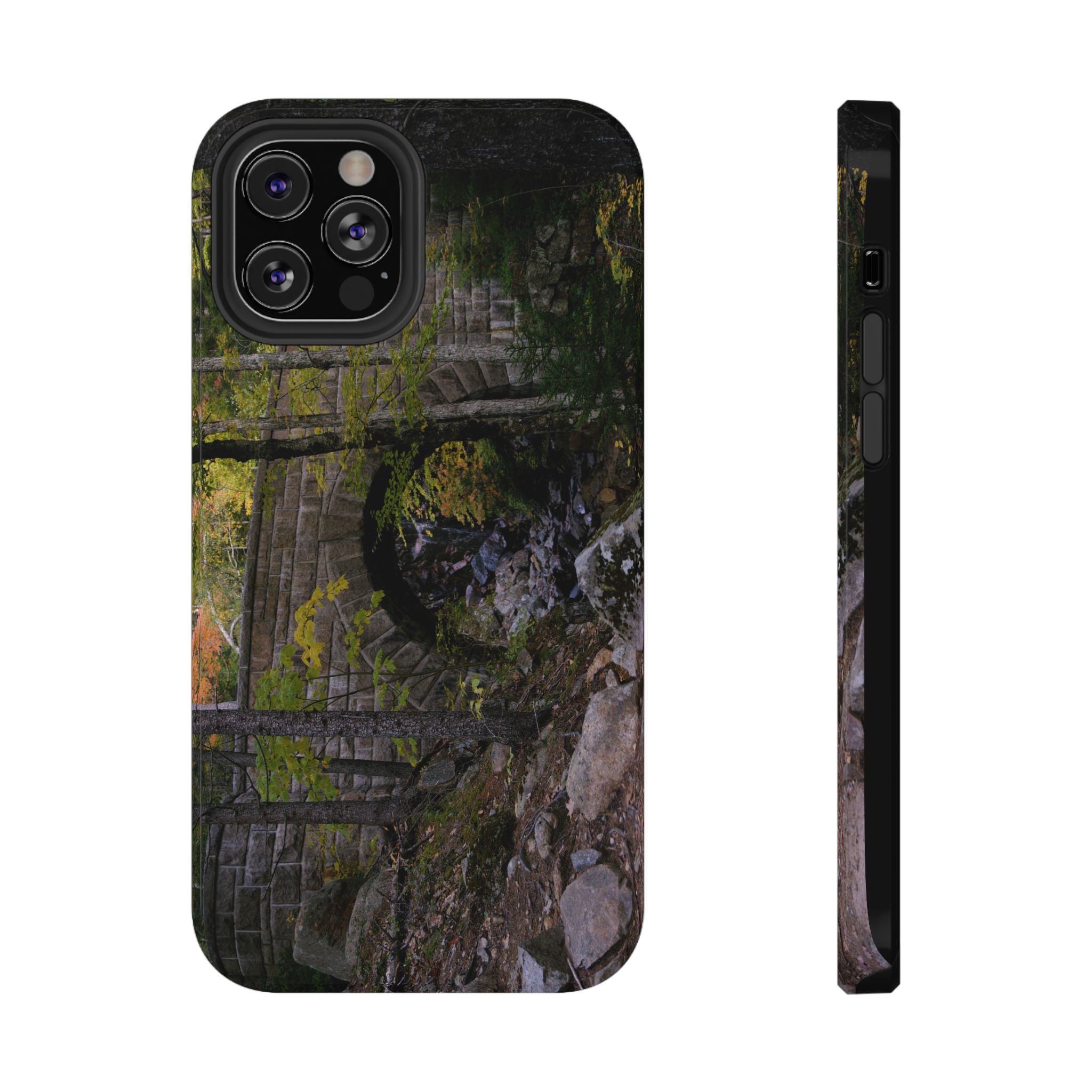 Phone Case | Waterfall Bridge Summer | Acadia National Park | My Blu Horizon