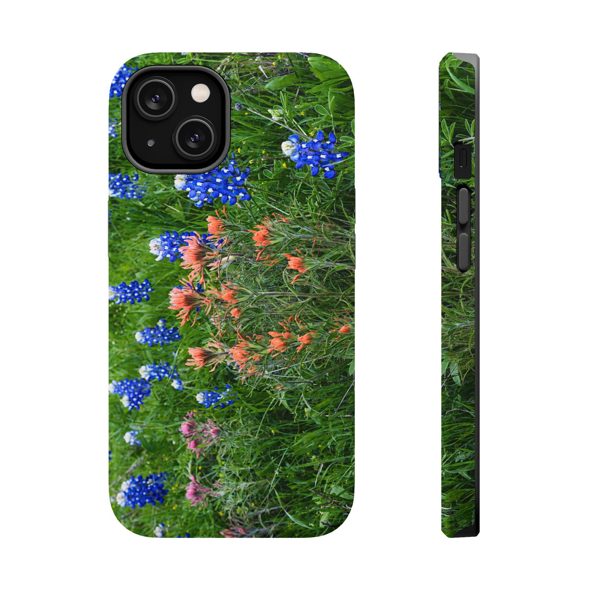 iPhone MagSafe Case | Texas Bluebonnets and Peach Indian Paintbrushes | My Blu Horizon