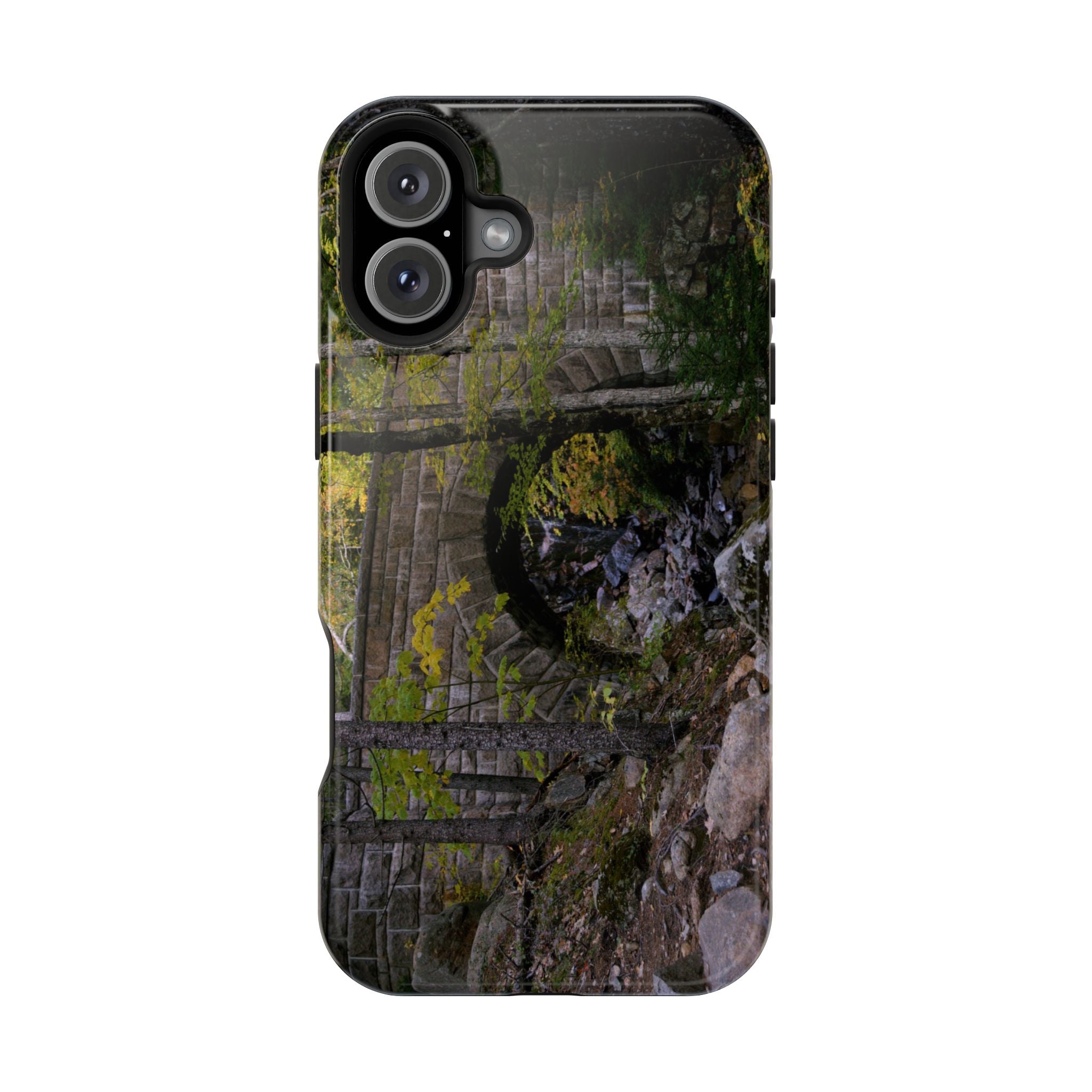 Phone Case | Waterfall Bridge Summer | Acadia National Park | My Blu Horizon