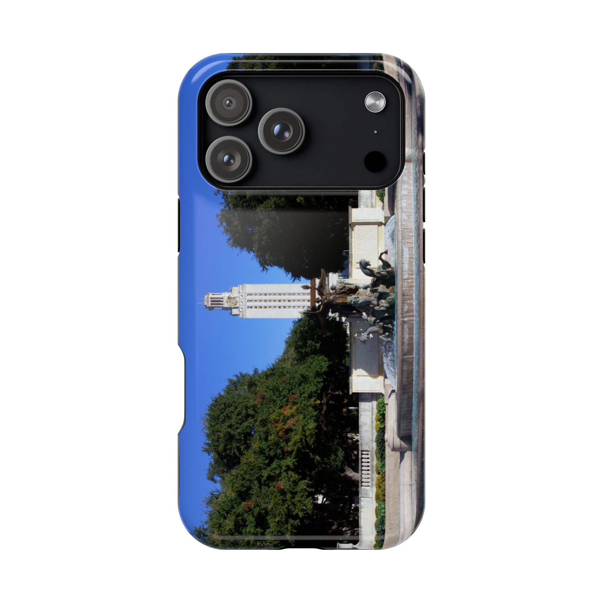 Iphone MagSafe Case - Littlefield Fountain, Texas Longhorns - My Blu Horizon
