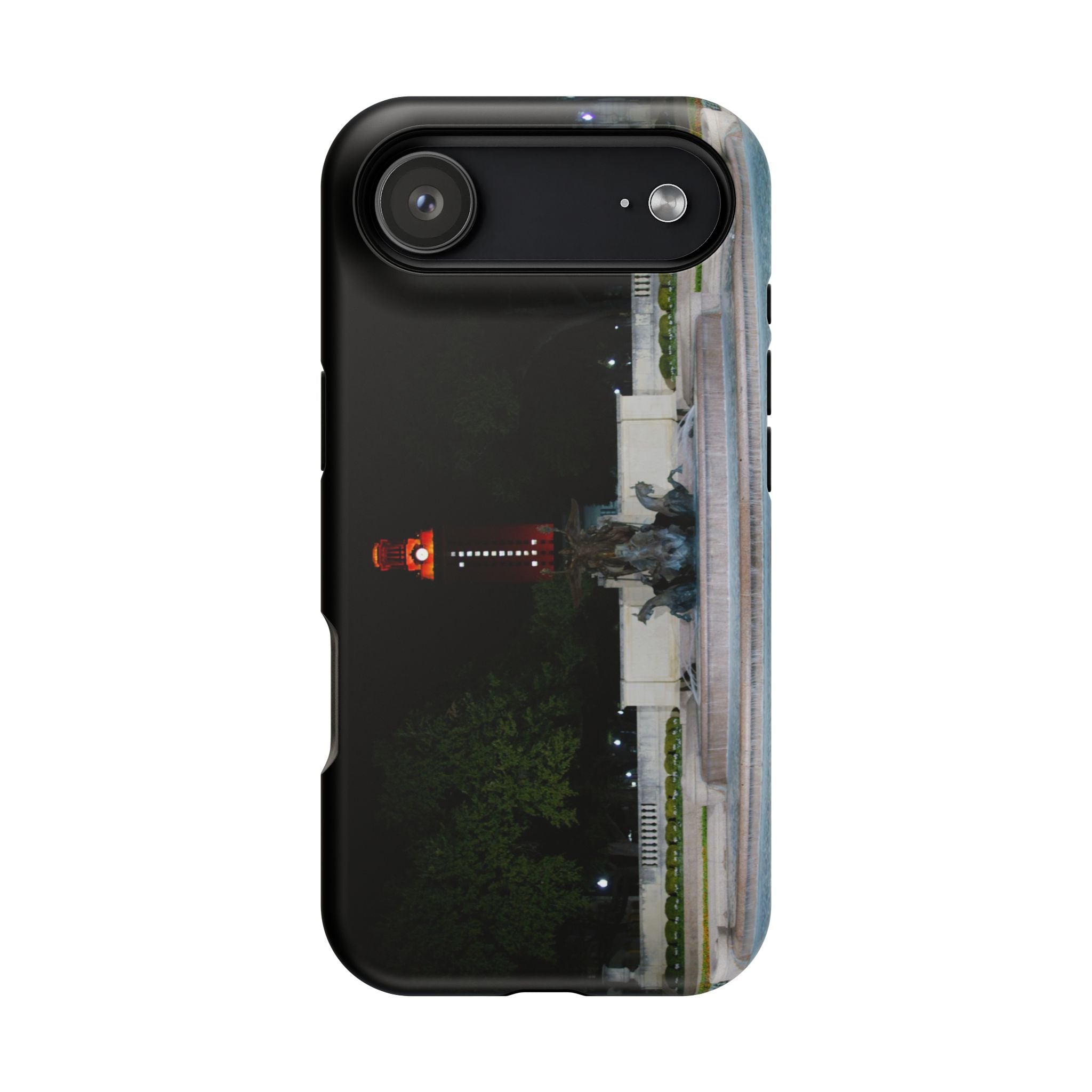 Iphone MagSafe Case - Littlefield Fountain, Texas Longhorns - My Blu Horizon