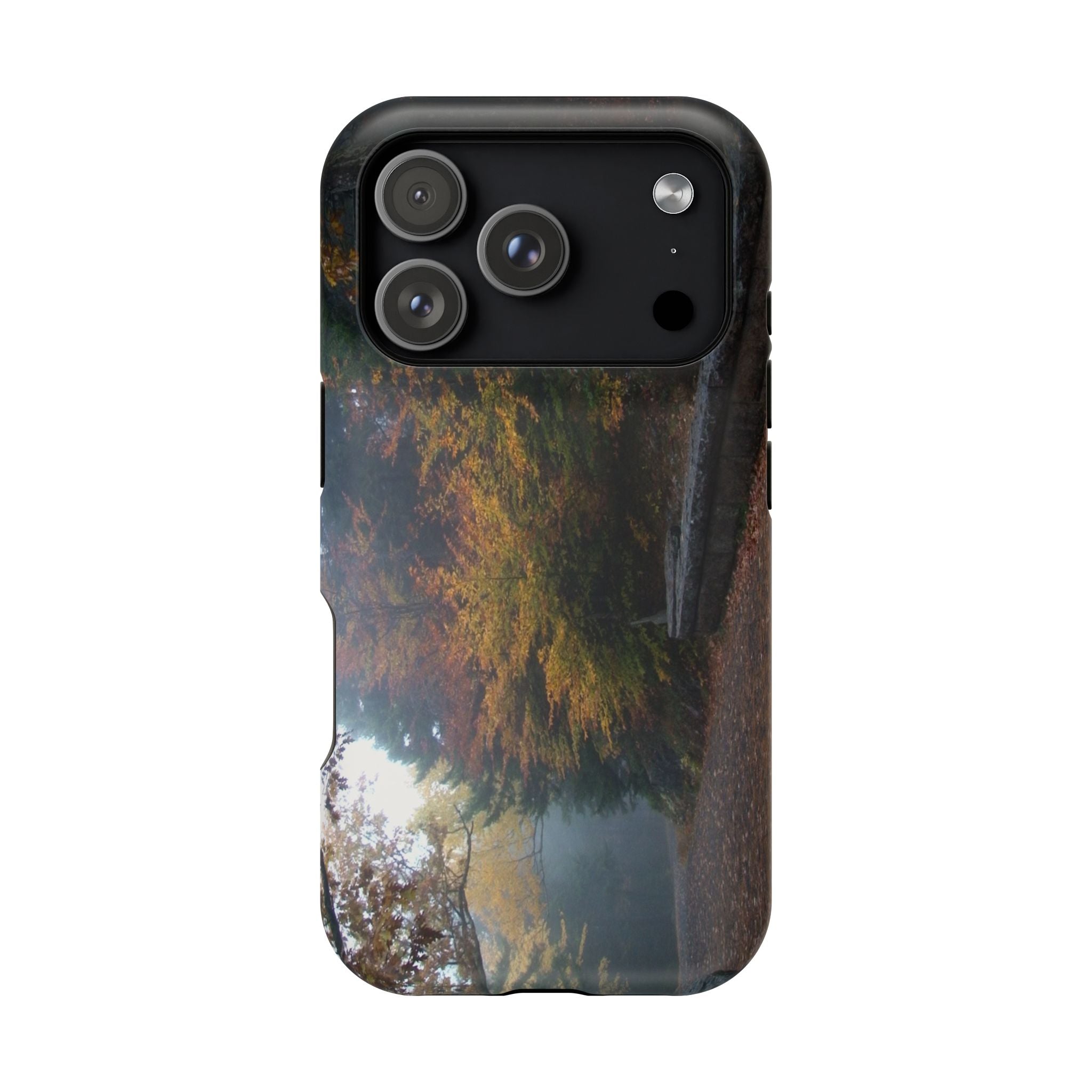 iPhone MagSafe Case | Waterfall Bridge Carriage Road | Acadia National Park | My Blu Horizon