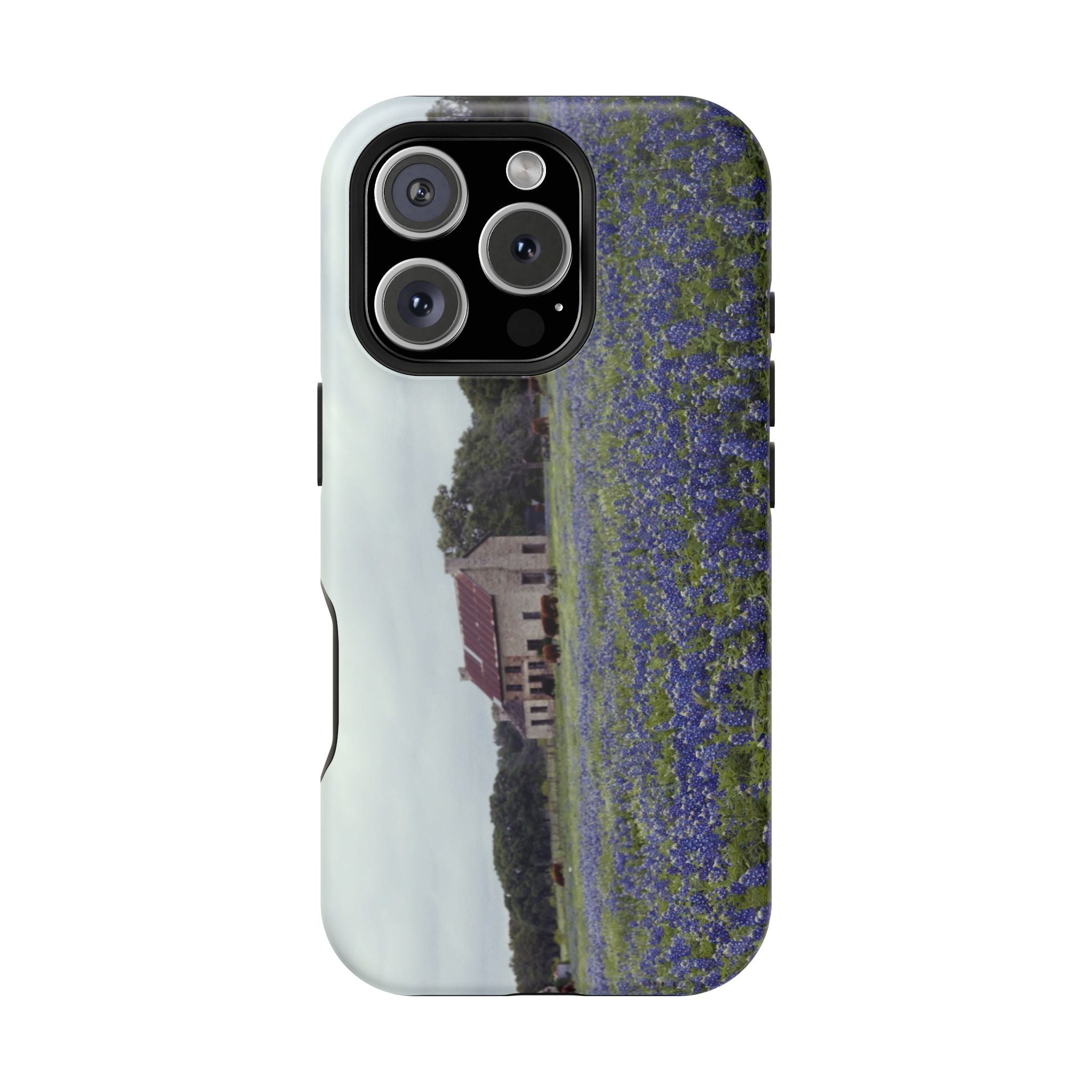 Iphone MagSafe Case - Marble Falls Bluebonnet House - My Blu Horizon