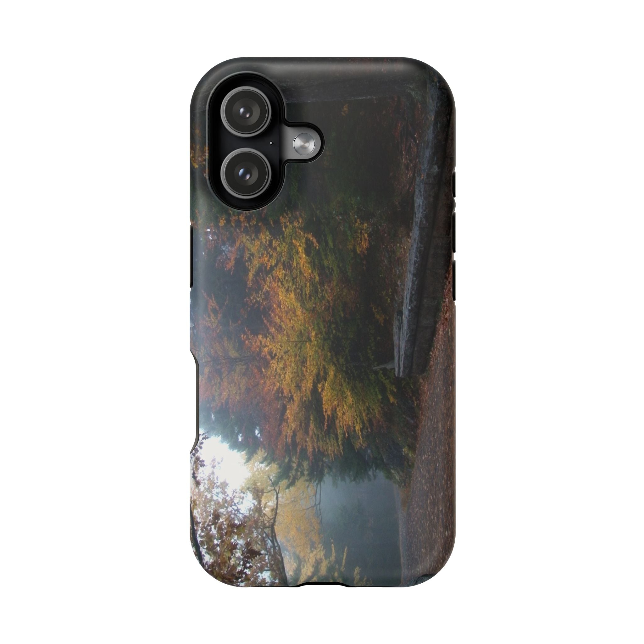 iPhone MagSafe Case | Waterfall Bridge Carriage Road | Acadia National Park | My Blu Horizon