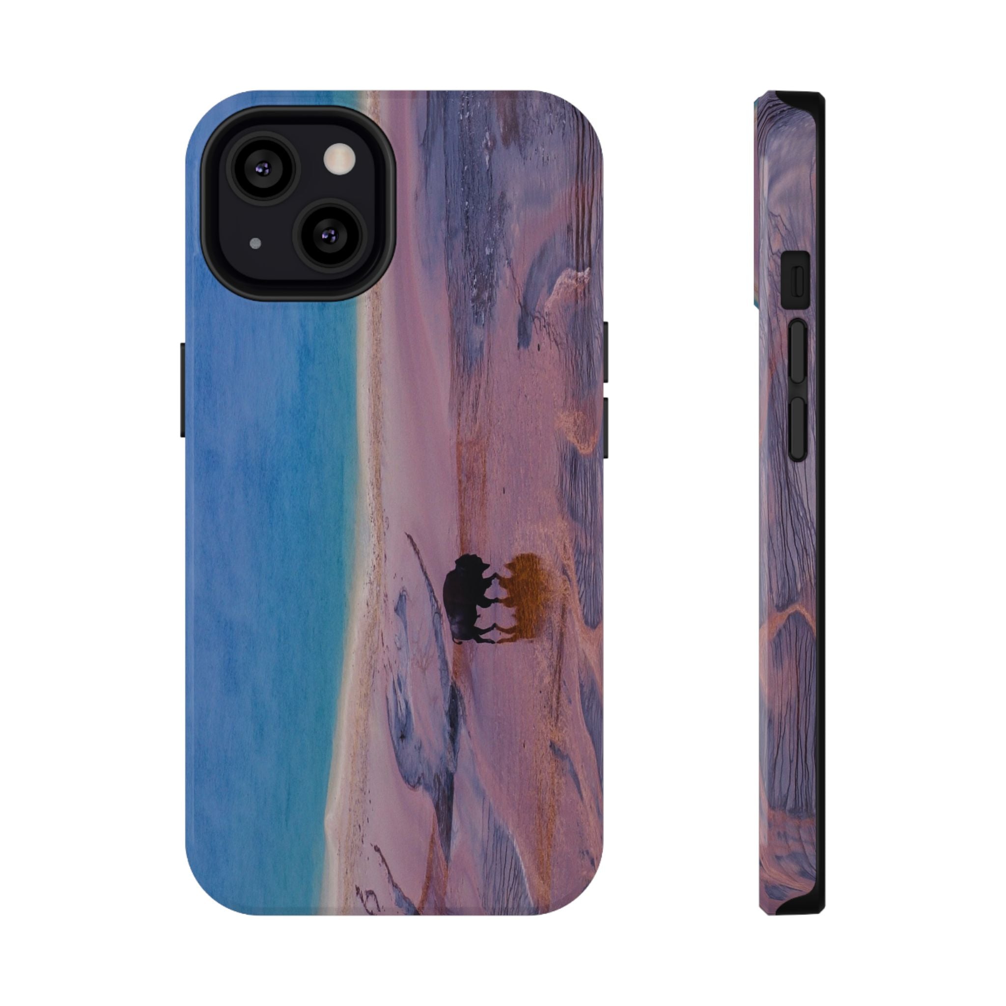 Phone Case - Bison and Grand Prismatic Spring, Yellowstone - My Blu Horizon
