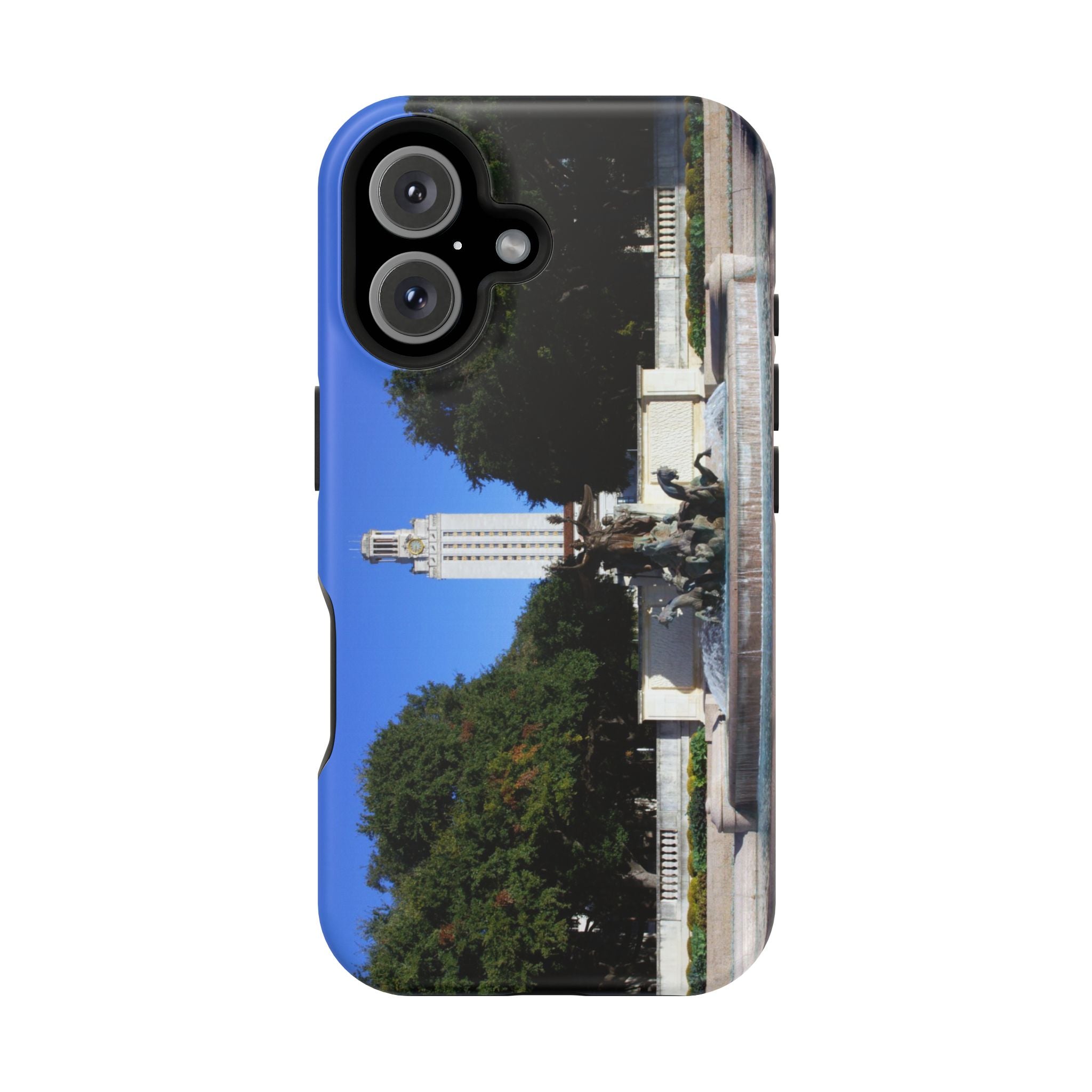 Iphone MagSafe Case - Littlefield Fountain, Texas Longhorns - My Blu Horizon