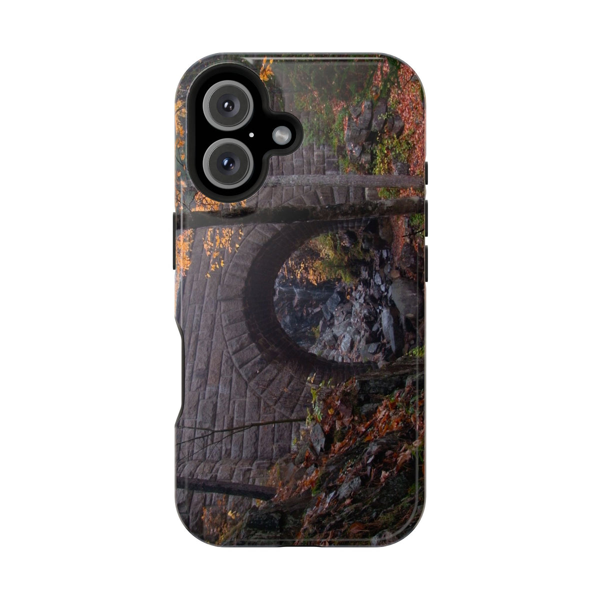 Phone Case  | Waterfall Bridge Fall | Acadia National Park | My Blu Horizon