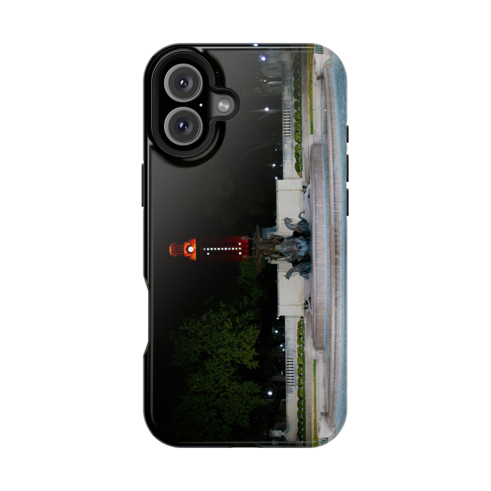 Iphone MagSafe Case - Littlefield Fountain, Texas Longhorns - My Blu Horizon