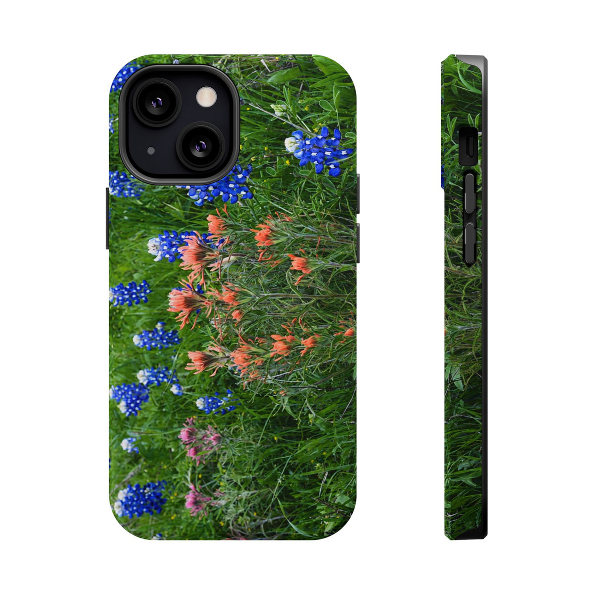 iPhone MagSafe Case | Texas Bluebonnets and Peach Indian Paintbrushes | My Blu Horizon