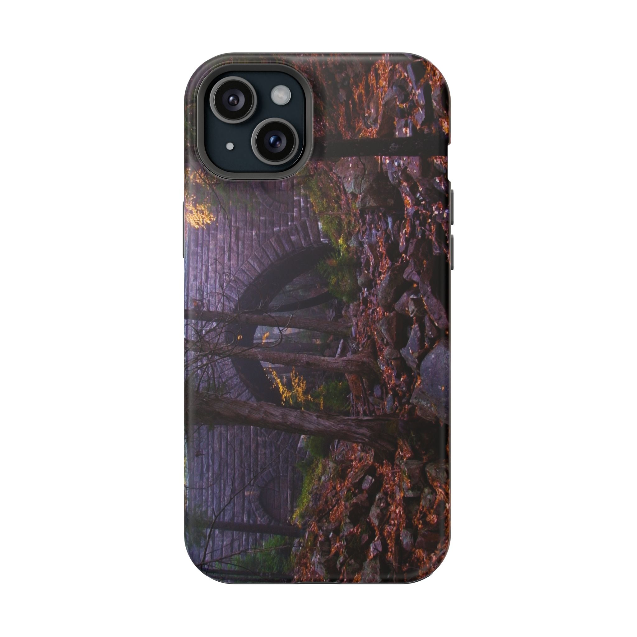 Iphone MagSafe Case - Hemlock Bridge Leaf Peeping, Acadia  - My Blu Horizon