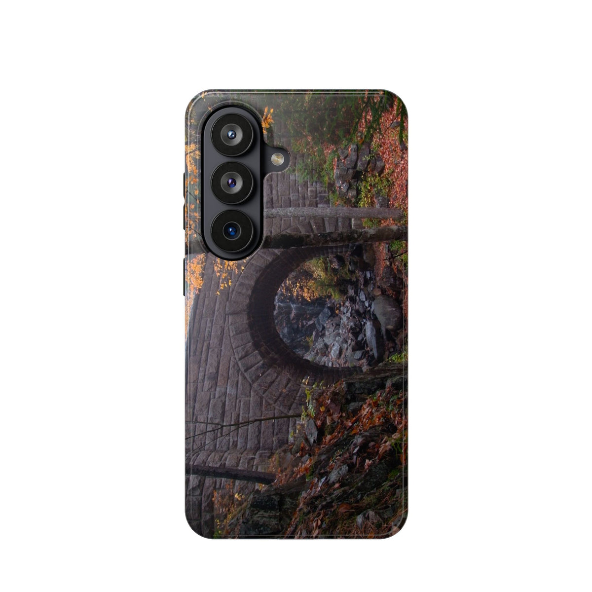 Phone Case  | Waterfall Bridge Fall | Acadia National Park | My Blu Horizon