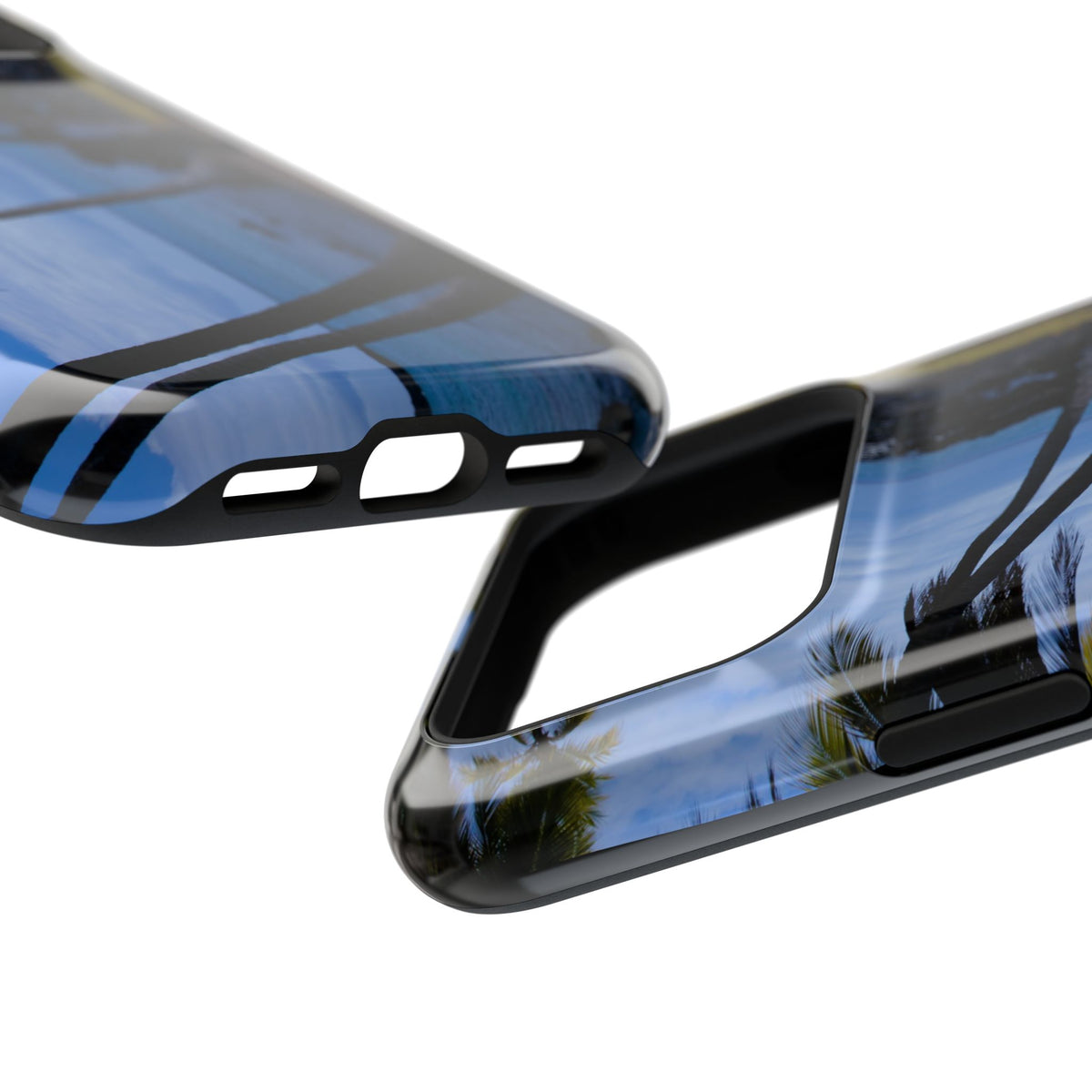 iPhone MagSafe Case | Big Island Surf, Sand and Palms | Hawaii | My Blu Horizon