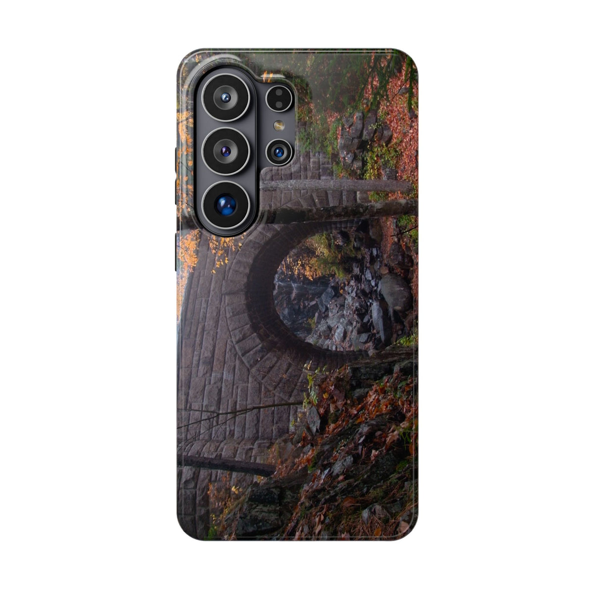 Phone Case  | Waterfall Bridge Fall | Acadia National Park | My Blu Horizon
