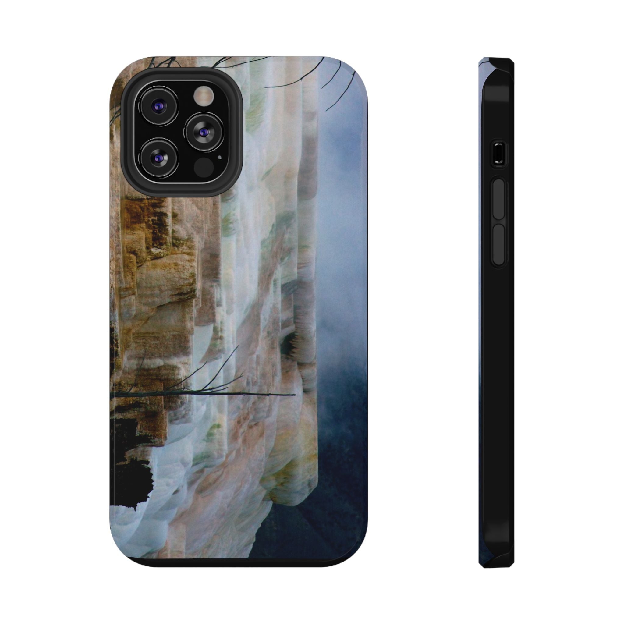 Phone Case - Mammoth Hot Springs Yellowstone - My Blu Horizon