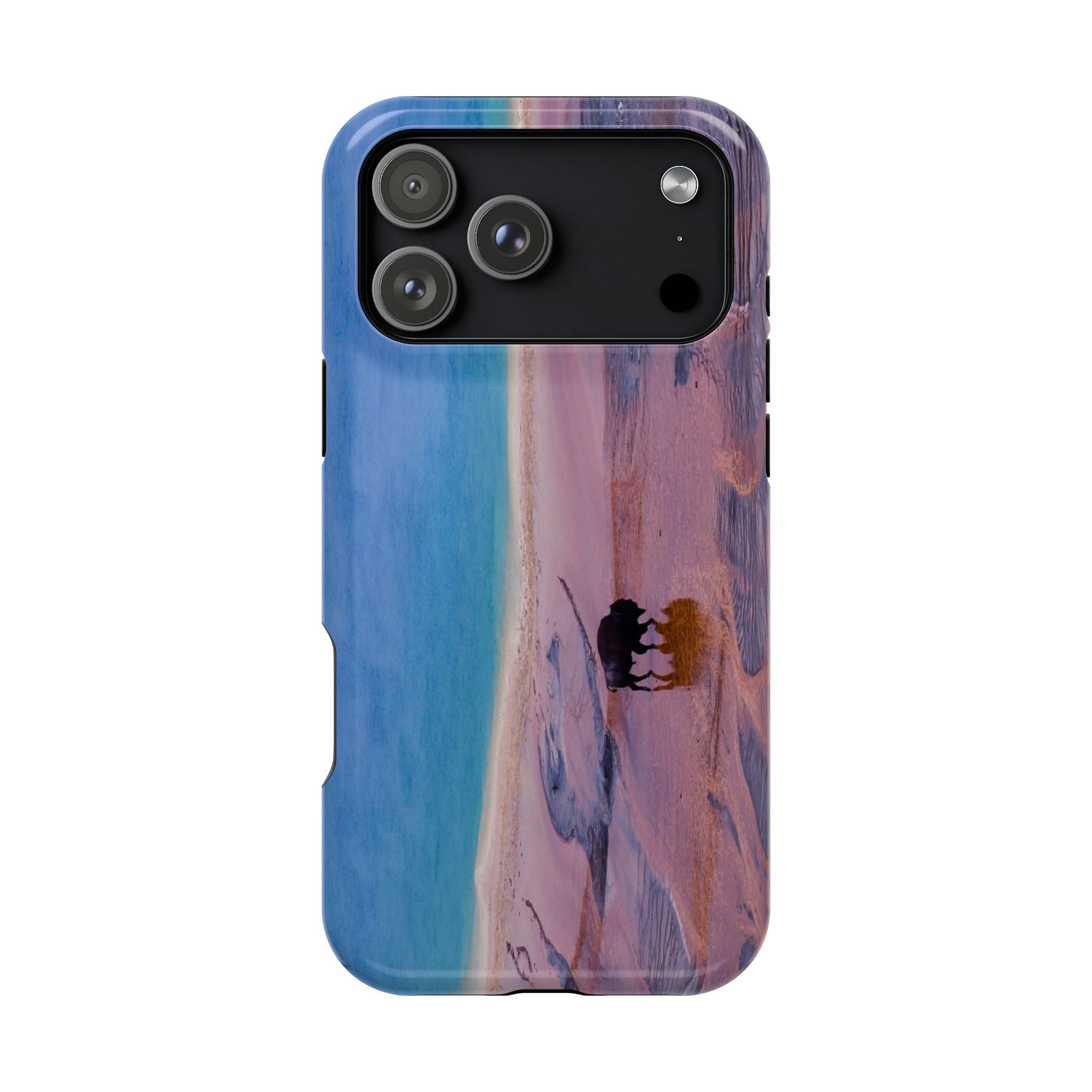 Phone Case - Bison and Grand Prismatic Spring, Yellowstone - My Blu Horizon